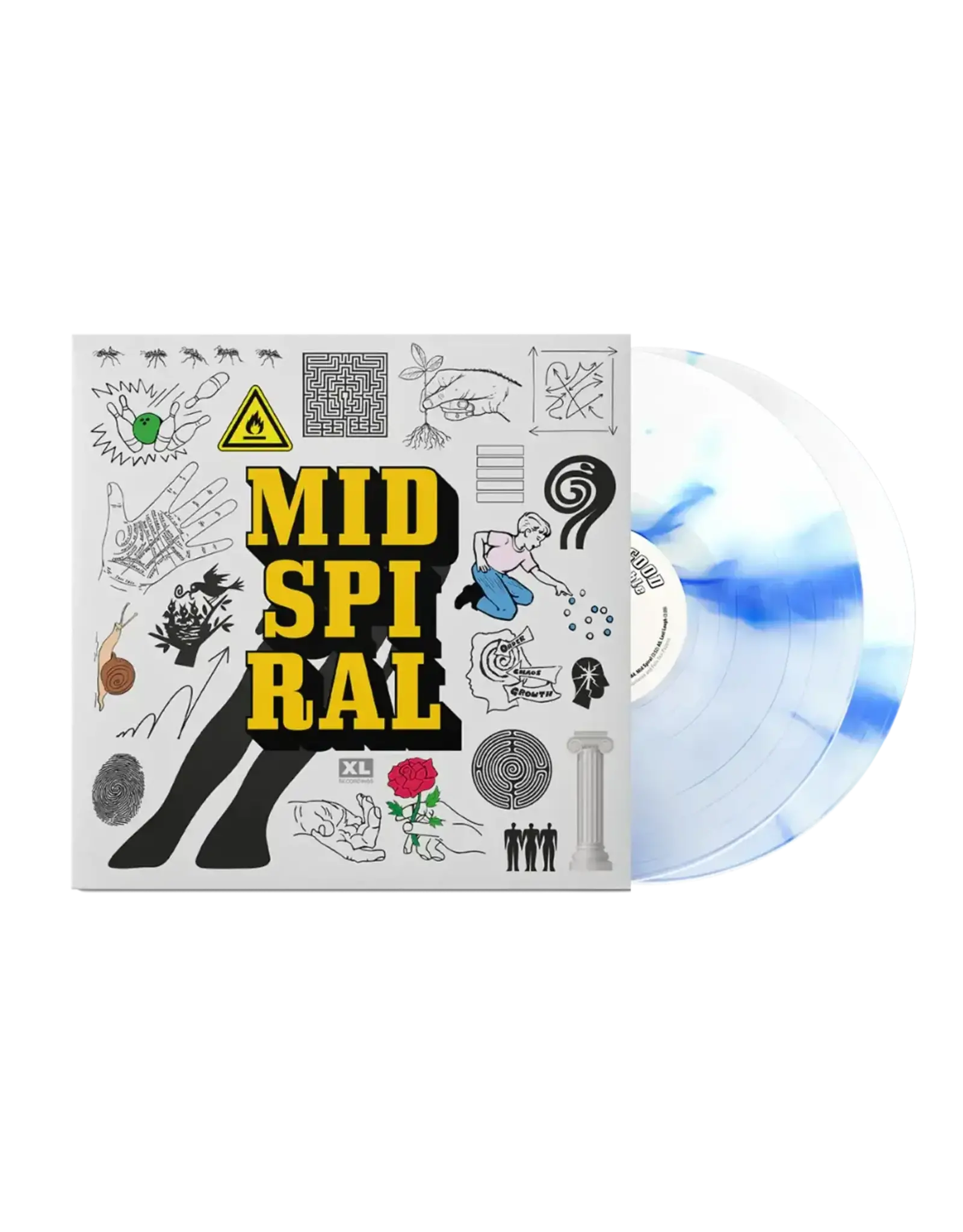 BadBadNotGood - Mid Spiral (White & Blue Vinyl)