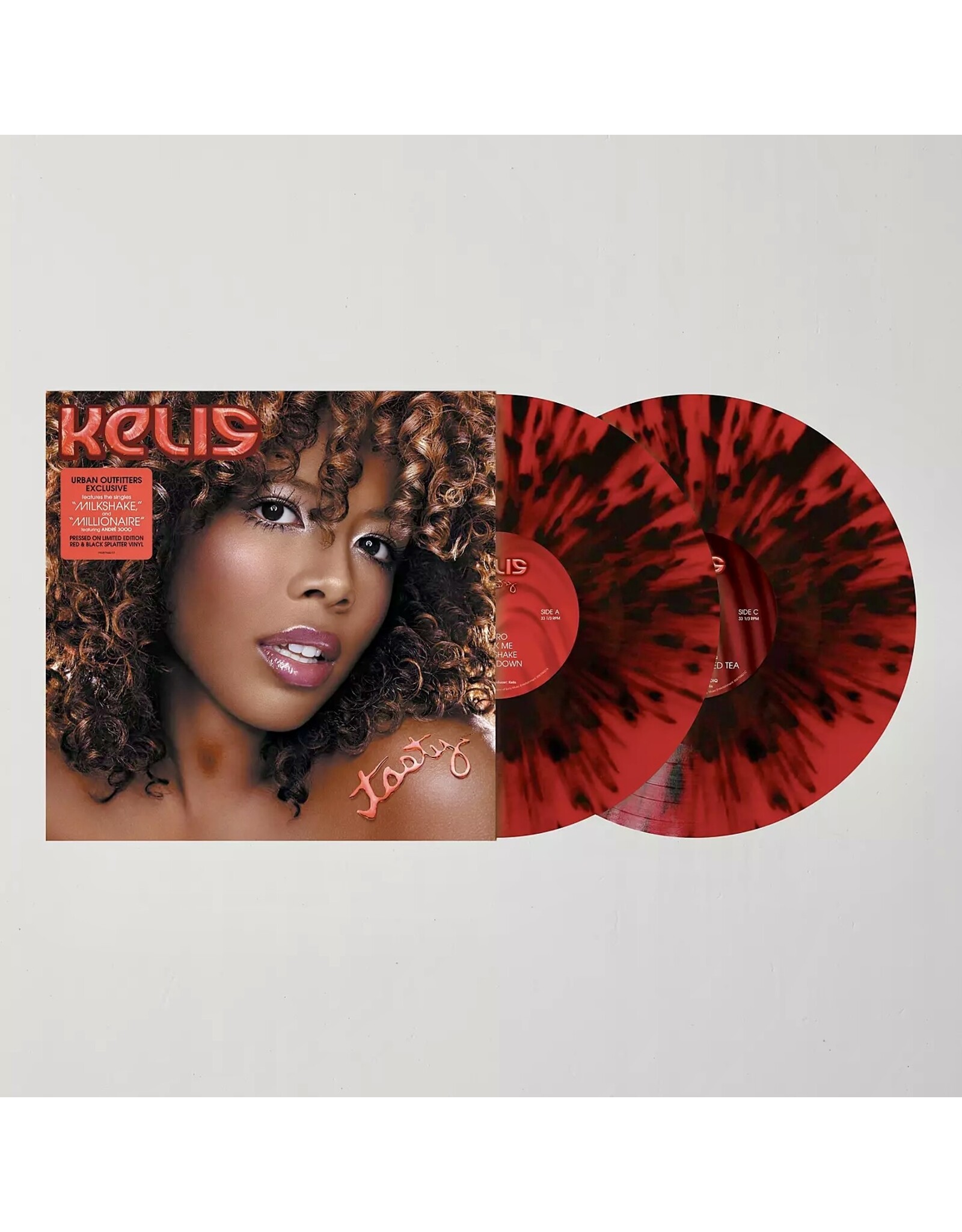 Kelis - Tasty (20th Anniversary) [Red and Black Splatter