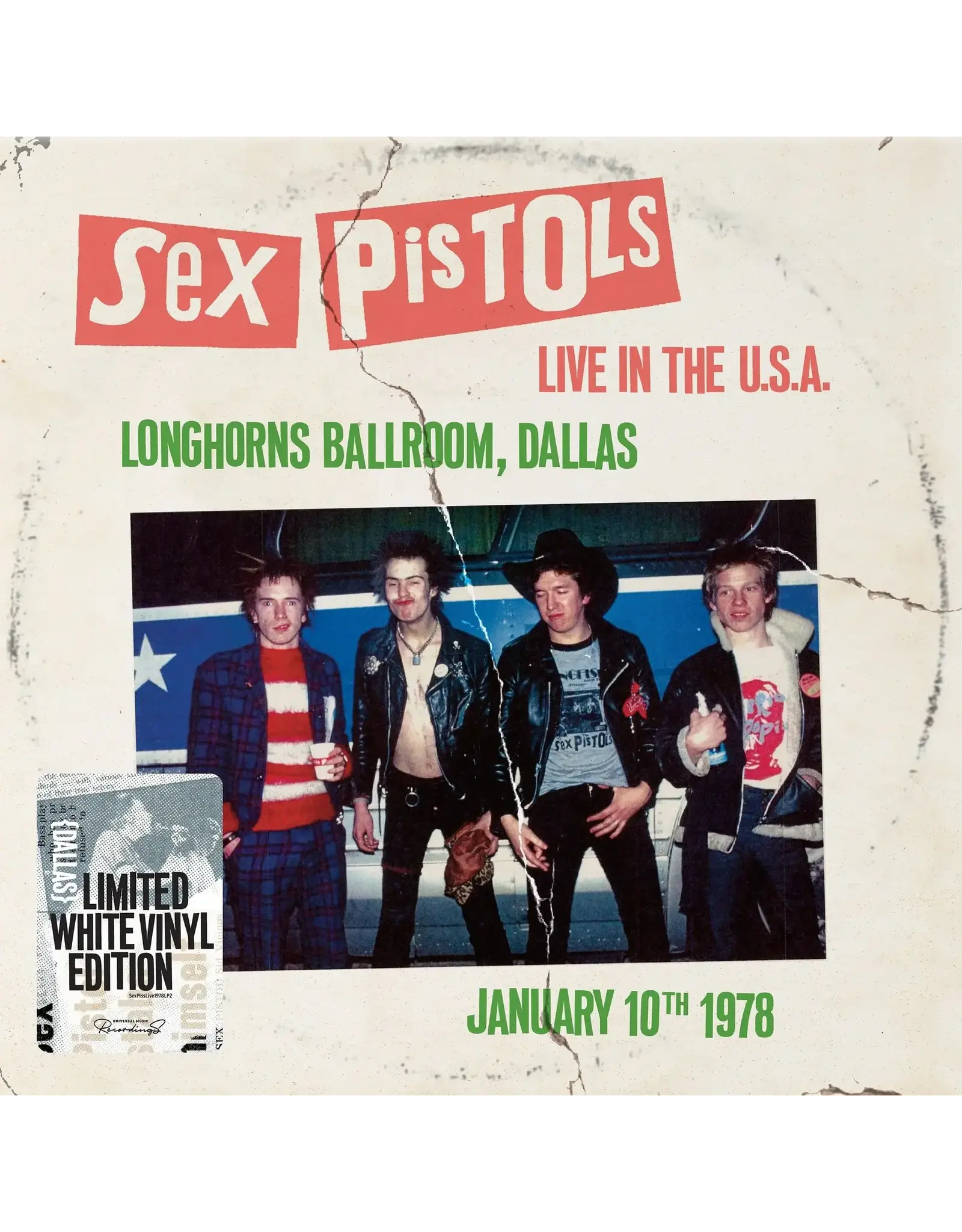 Sex Pistols - Live In The U.S.A. 1978 (White Vinyl)