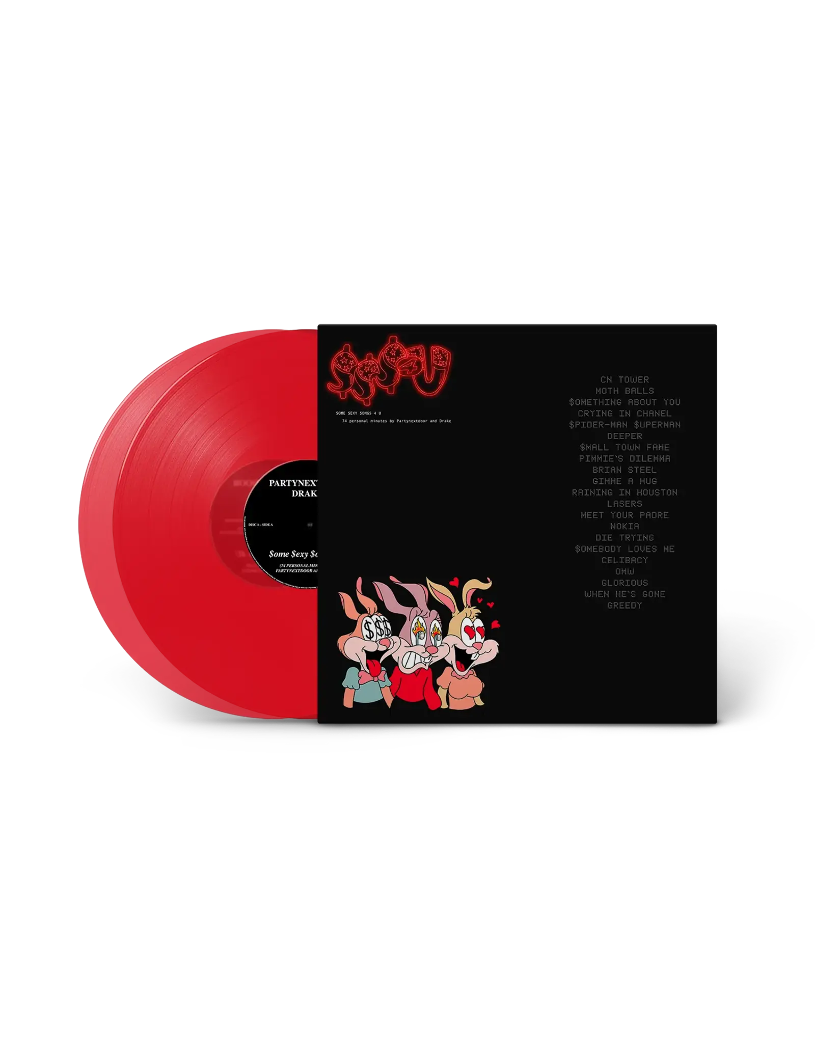 PARTYNEXTDOOR  / Drake  - $ome $exy $ongs 4 U (Red Vinyl)