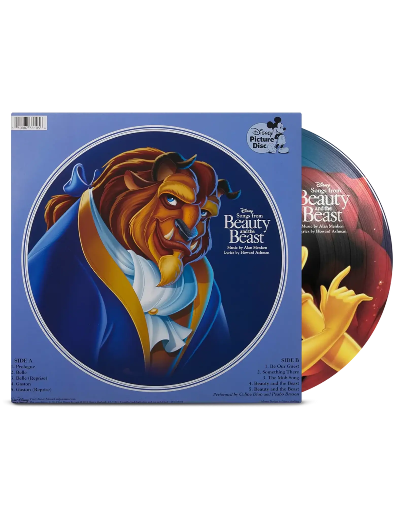 Disney - Beauty & The Beast (Songs From The Motion Picture) [Picture Disc)