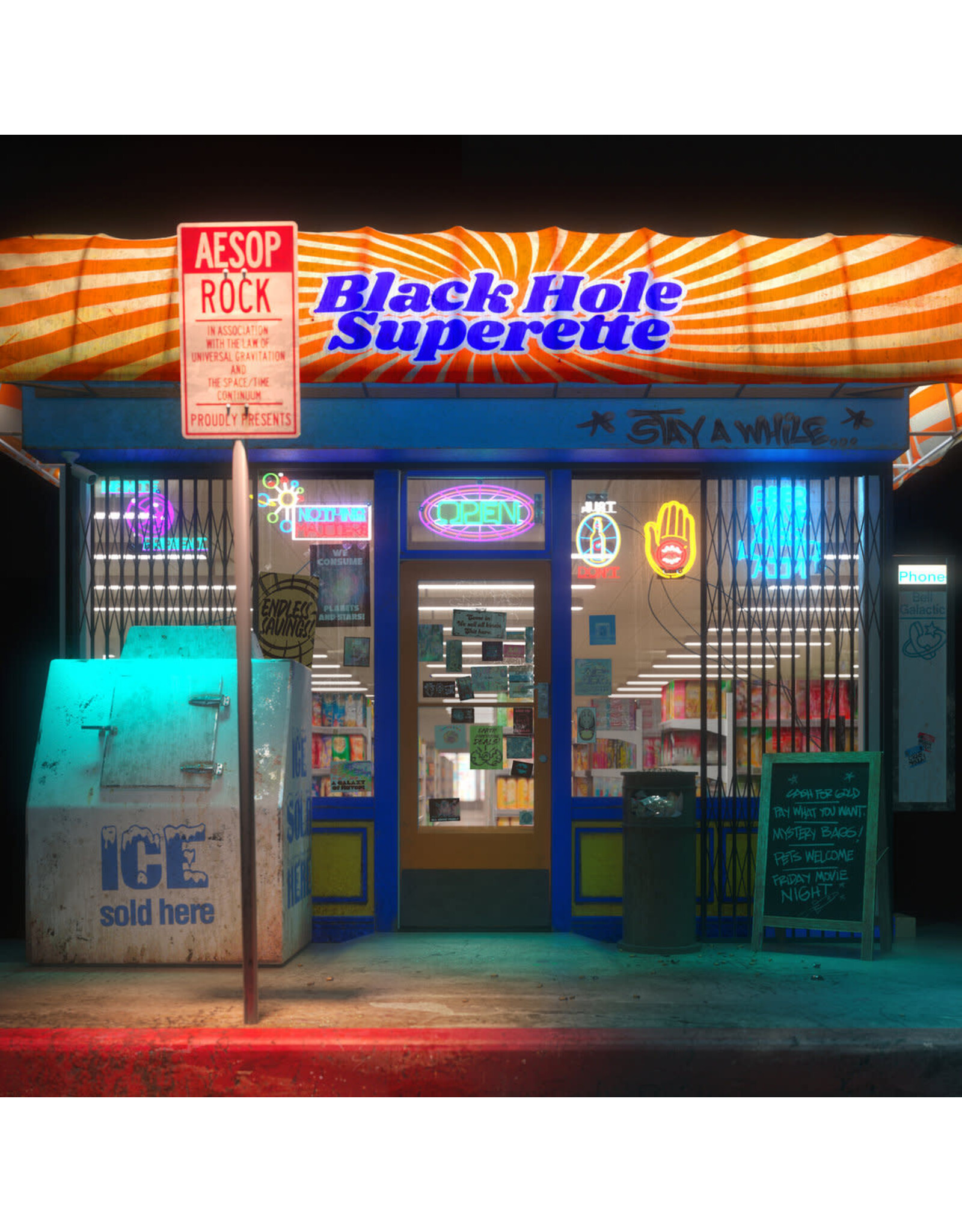 Aesop Rock - Black Hole Superette (Black Ice Vinyl)