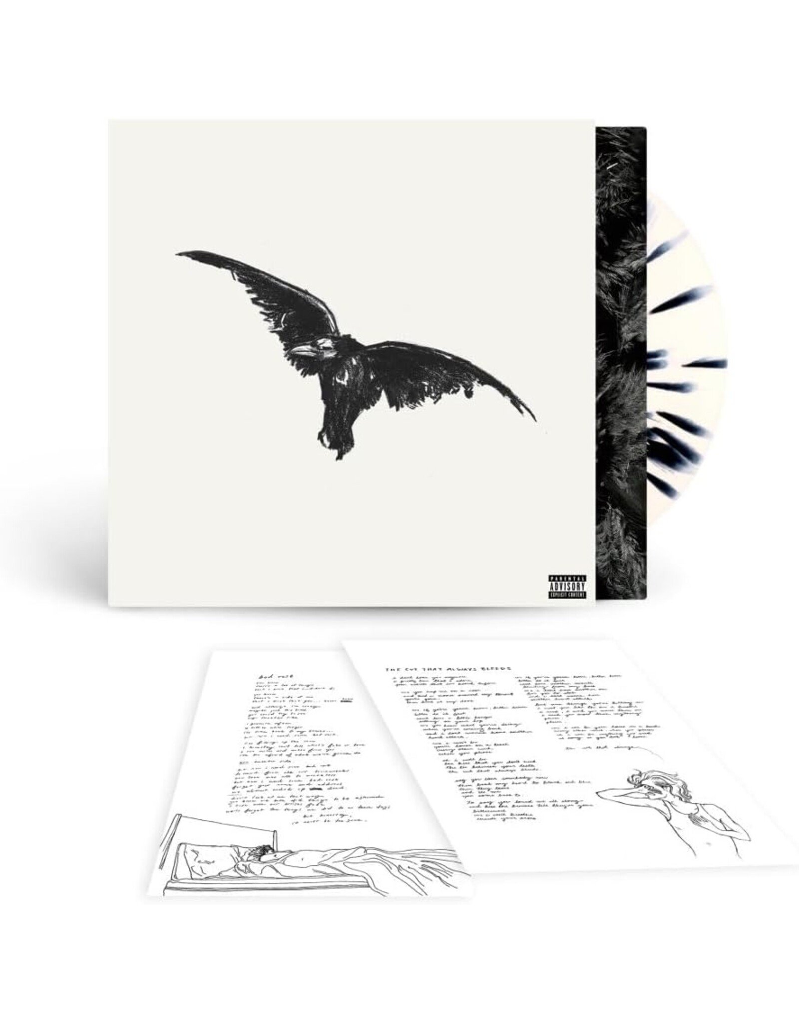 Kain CDコレクション Conan Gray - Kid Krow Decomposed (White / Black Splatter