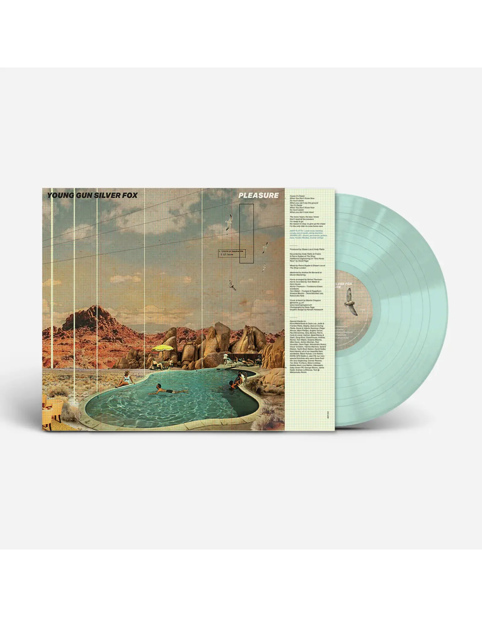 Young Gun Silver Fox - Pleasure (Coke Bottle Clear Vinyl)