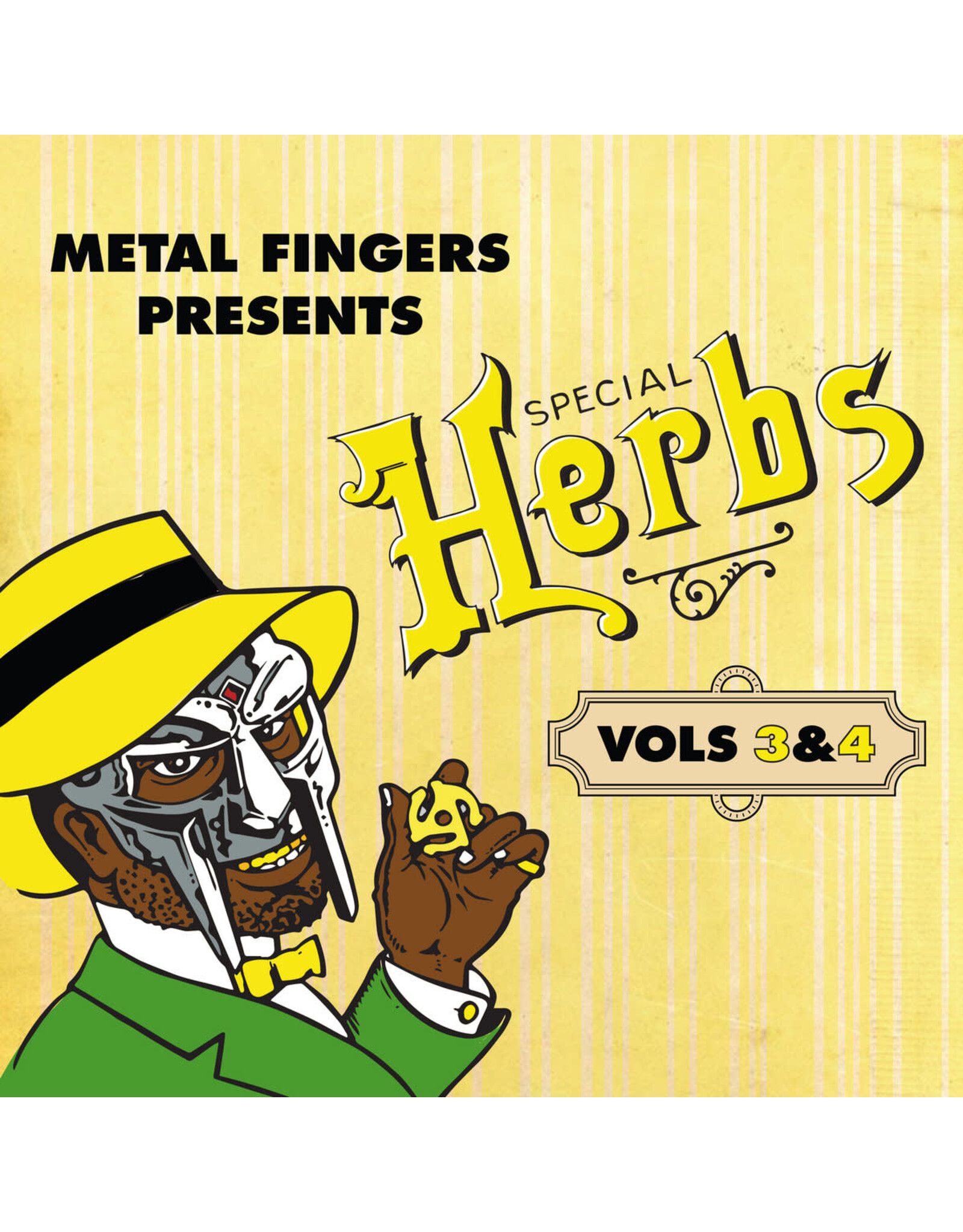 MF DOOM - Metal Fingers Presents: Special Herbs Vol. 3 & 4 (Yellow Vinyl)