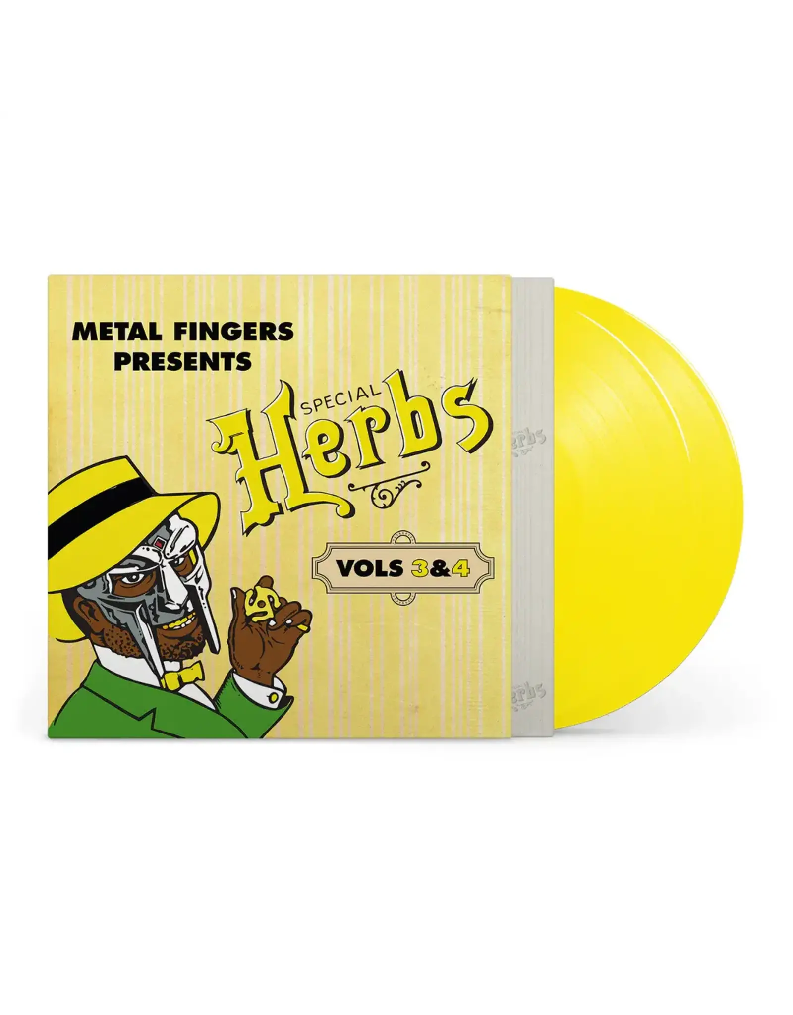 MF DOOM - Metal Fingers Presents: Special Herbs Vol. 3 & 4 (Yellow Vinyl)