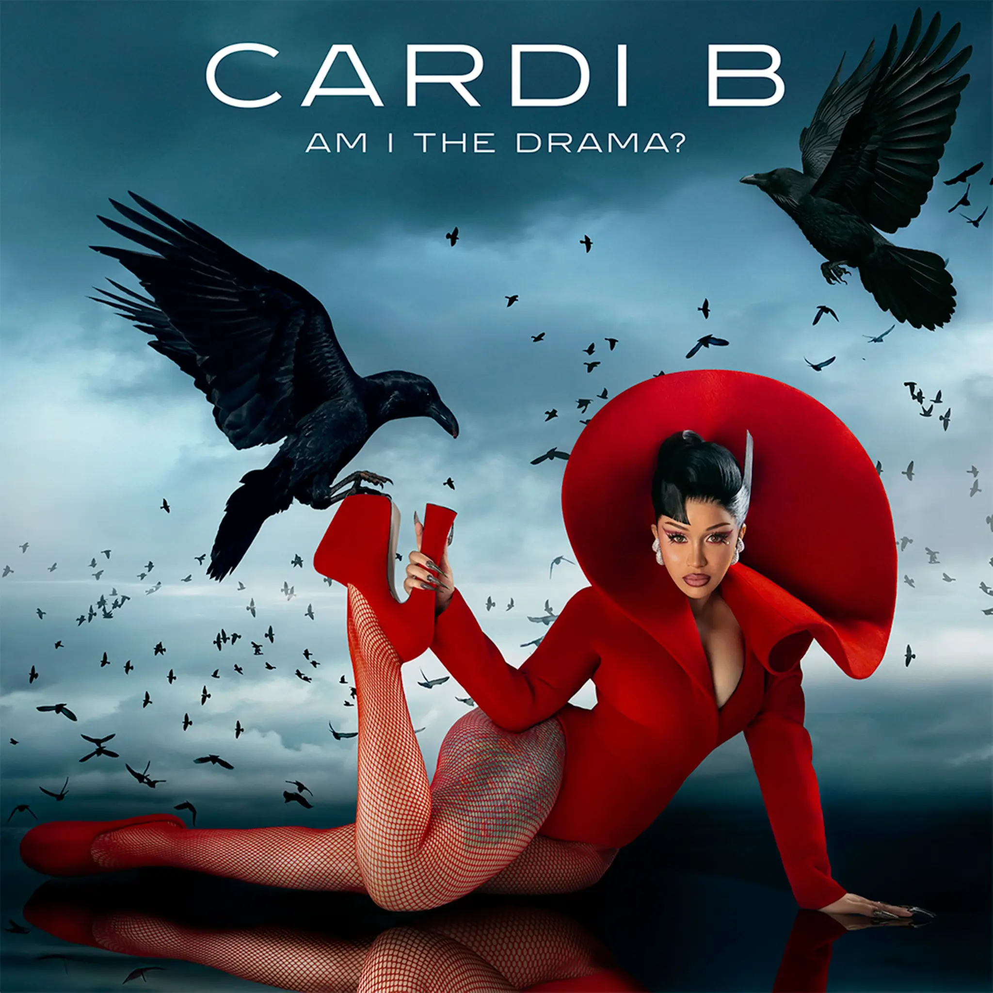 【未開封・限定版】Cardi B AM I THE DRAMA? 2枚セット Cardi B - Am I The Drama? (Exclusive Signed Art Card + Blue Vinyl