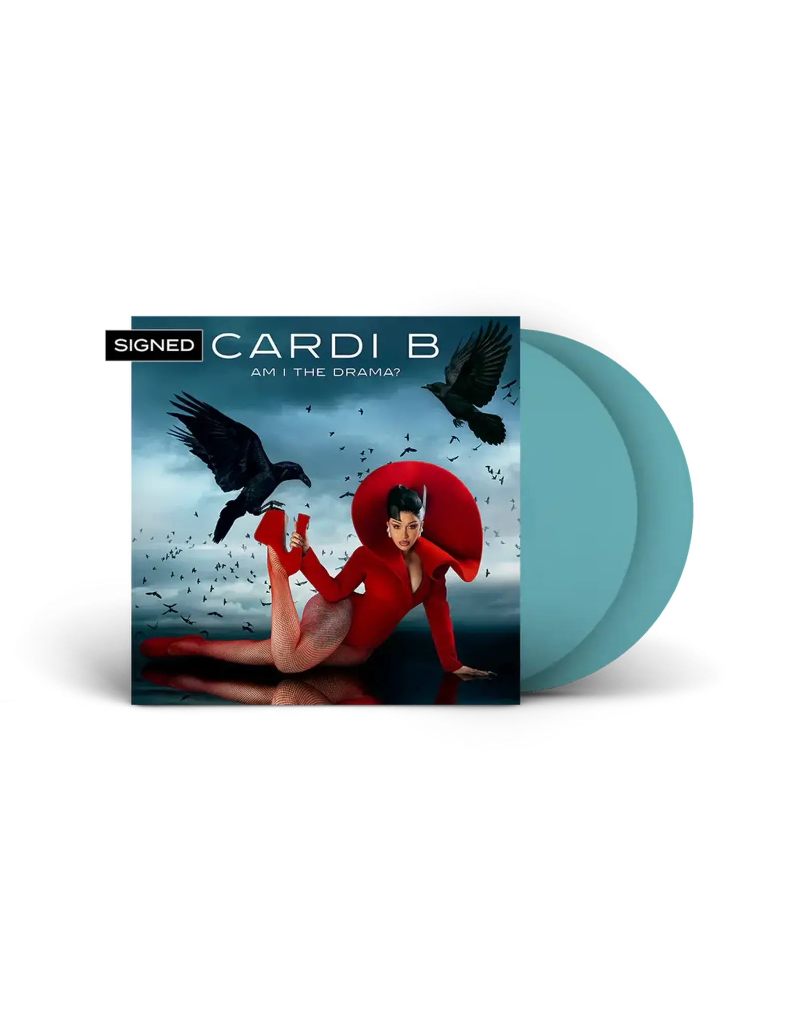 Cardi B - Am I The Drama? (Exclusive Signed Art Card + Baby Blue Vinyl)