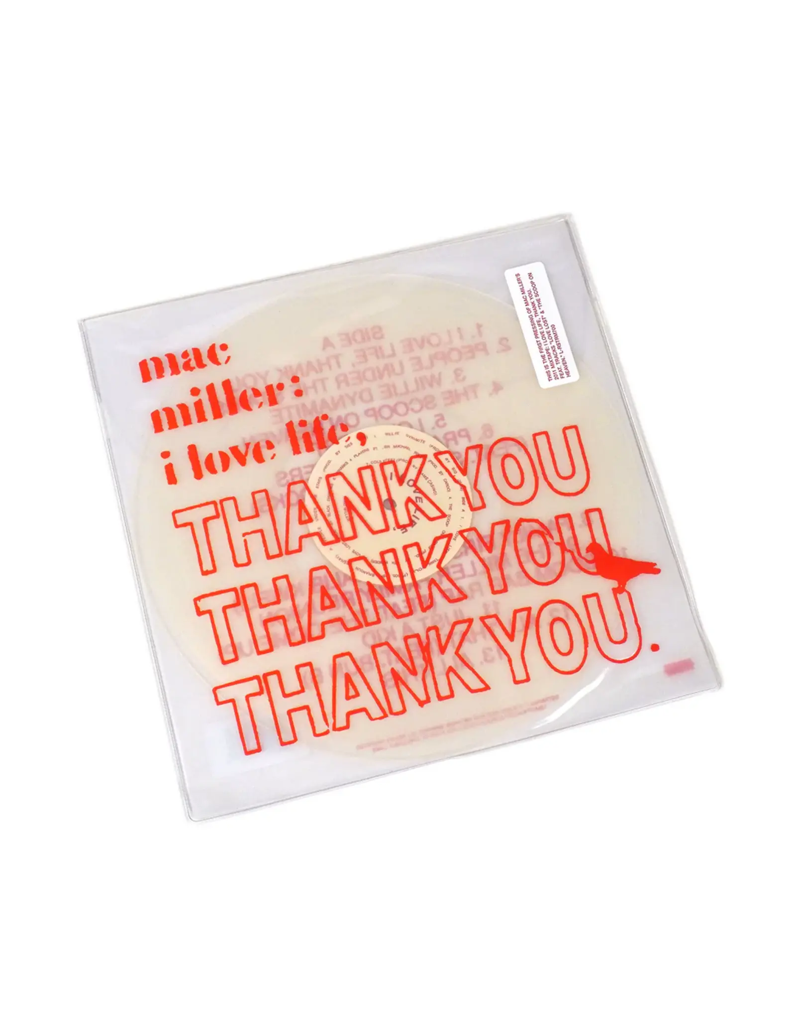 Mac Miller - I Love Life, Thank You (Clear Vinyl)