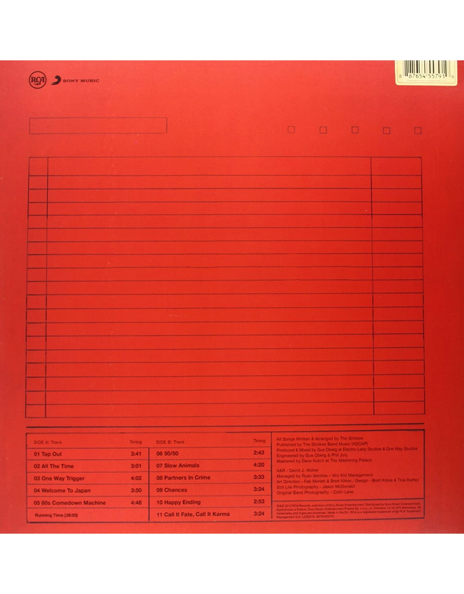 Strokes - Comedown Machine (Yellow Marbled Vinyl)