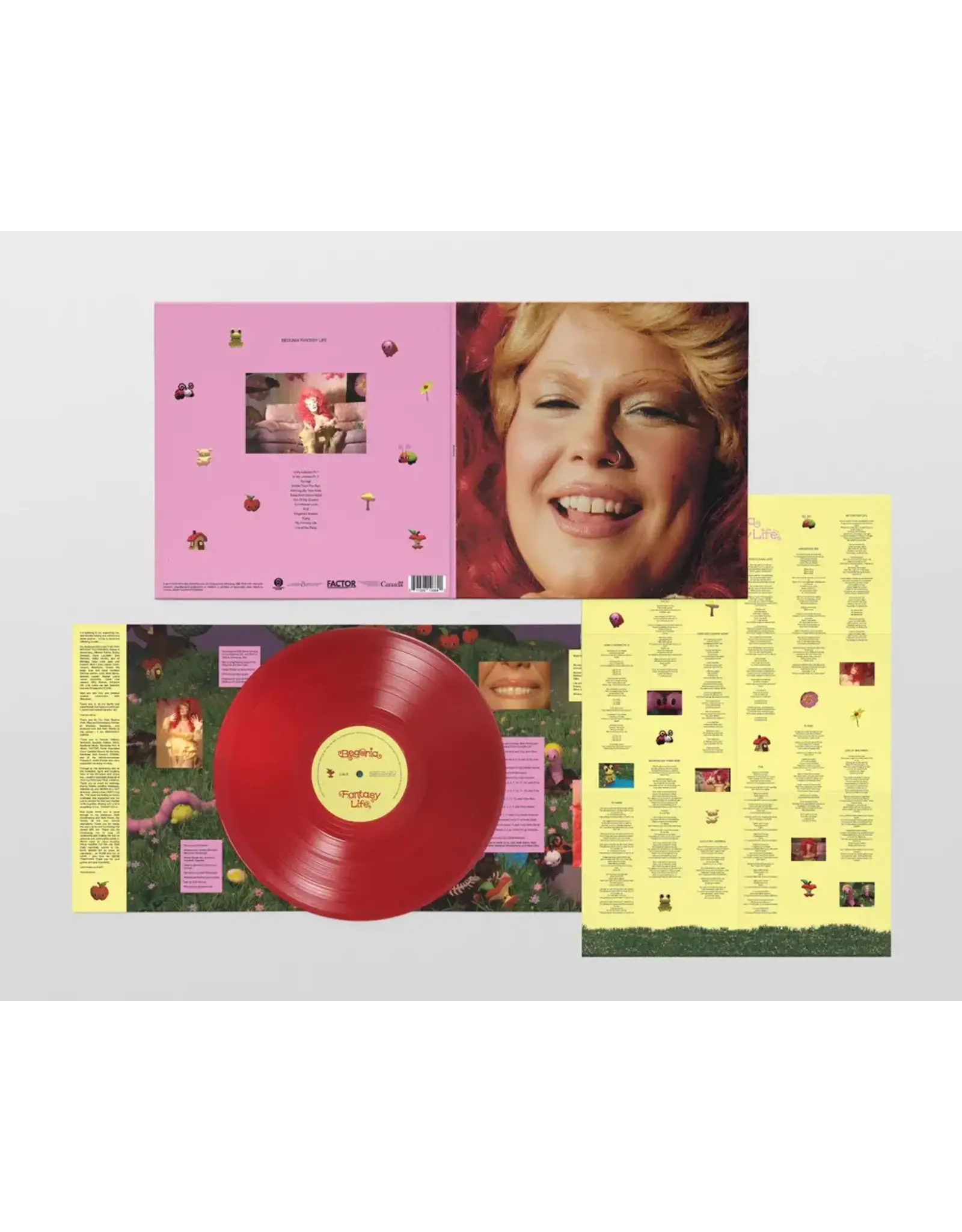 Begonia - Fantasy Life (Ruby Red Glitter Vinyl)