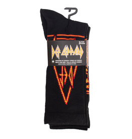 Def Leppard / Logo Crew Socks Multipack