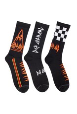 Def Leppard / Logo Crew Socks Multipack