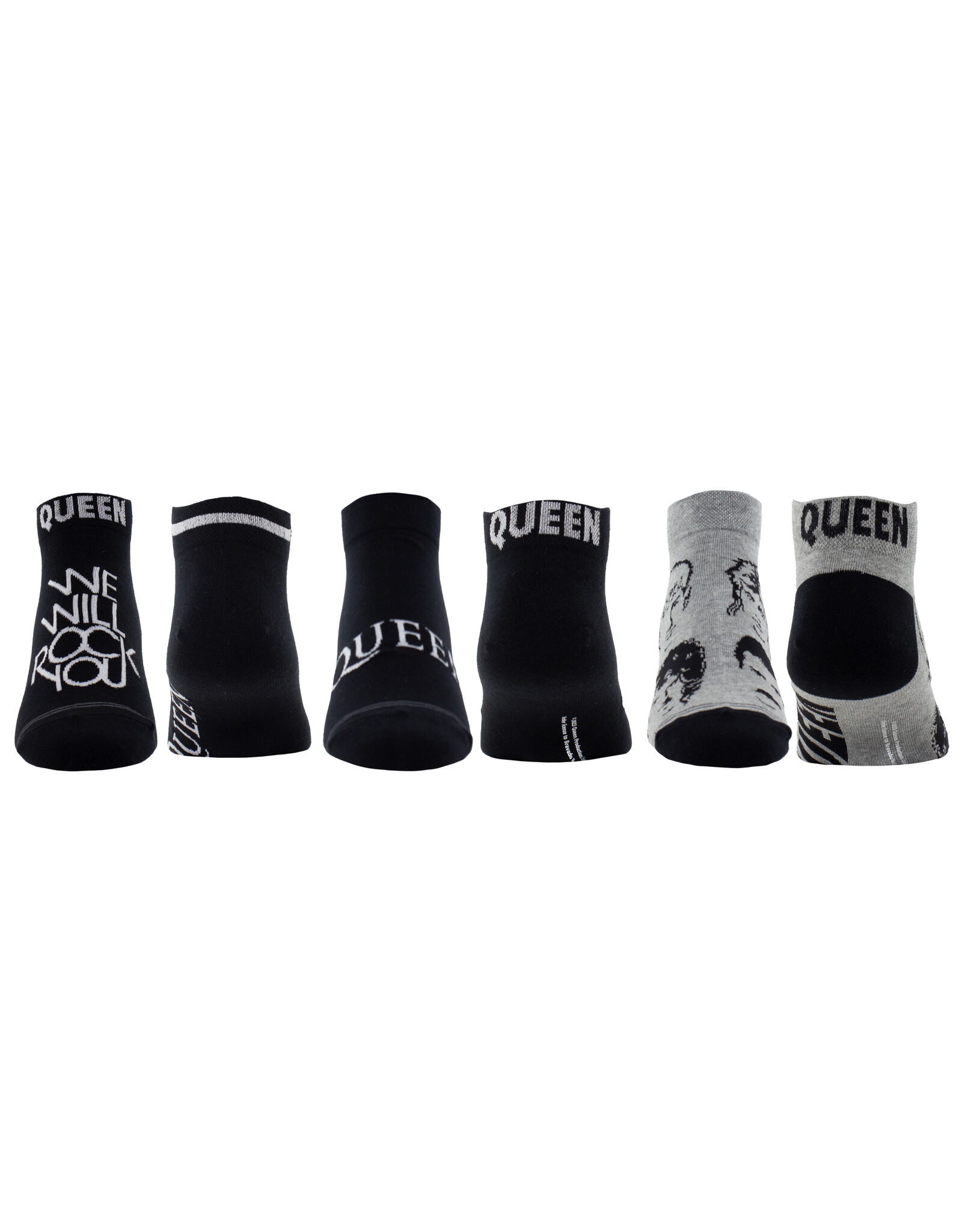 Queen / Rock You Ankle Socks Multipack