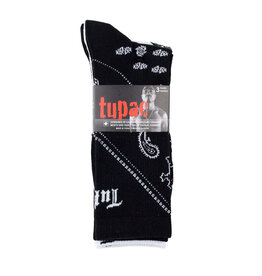 2Pac / Bandanna Crew Socks Multipack