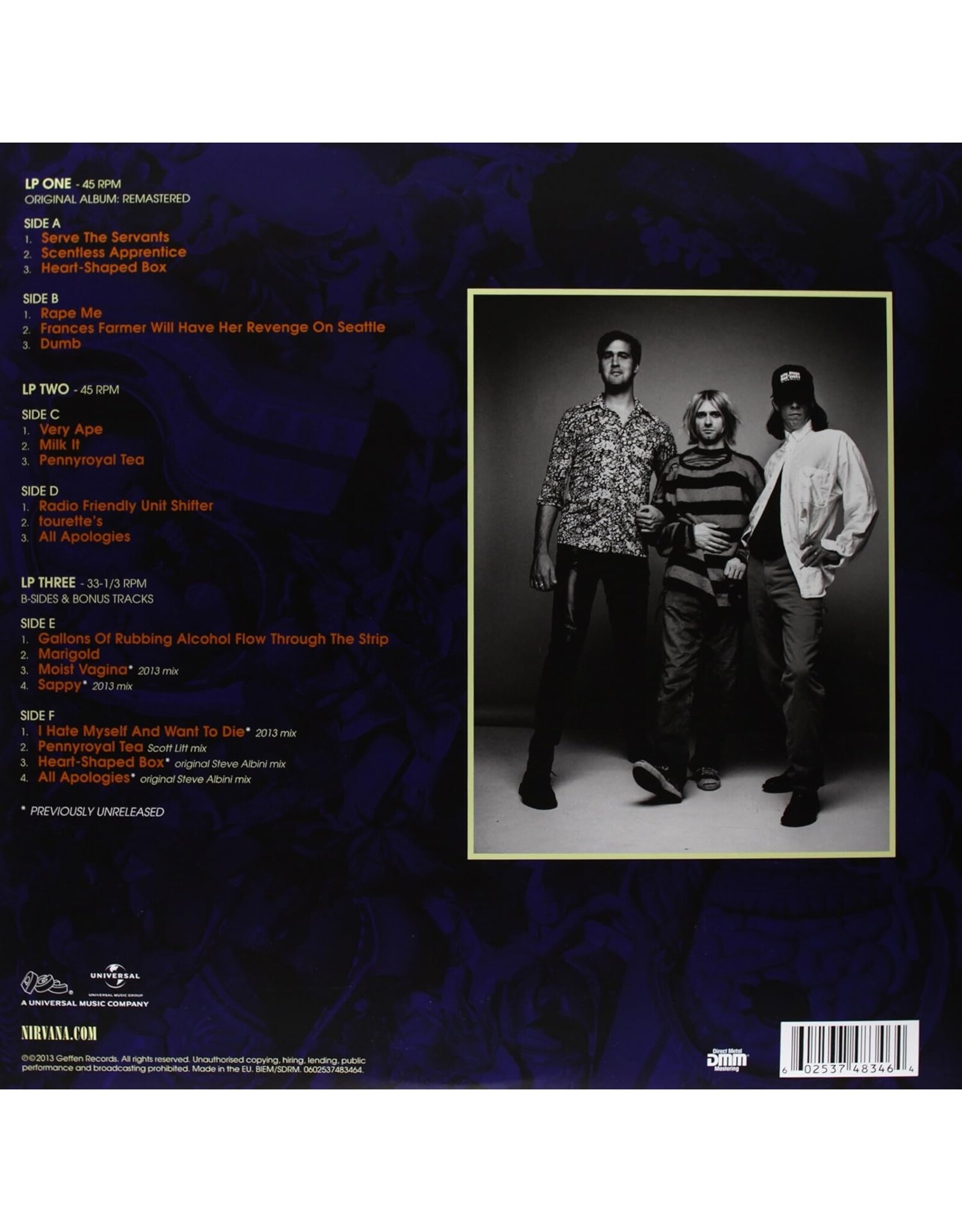 Nirvana - In Utero (20th Anniversary Deluxe Edition) [3LP]