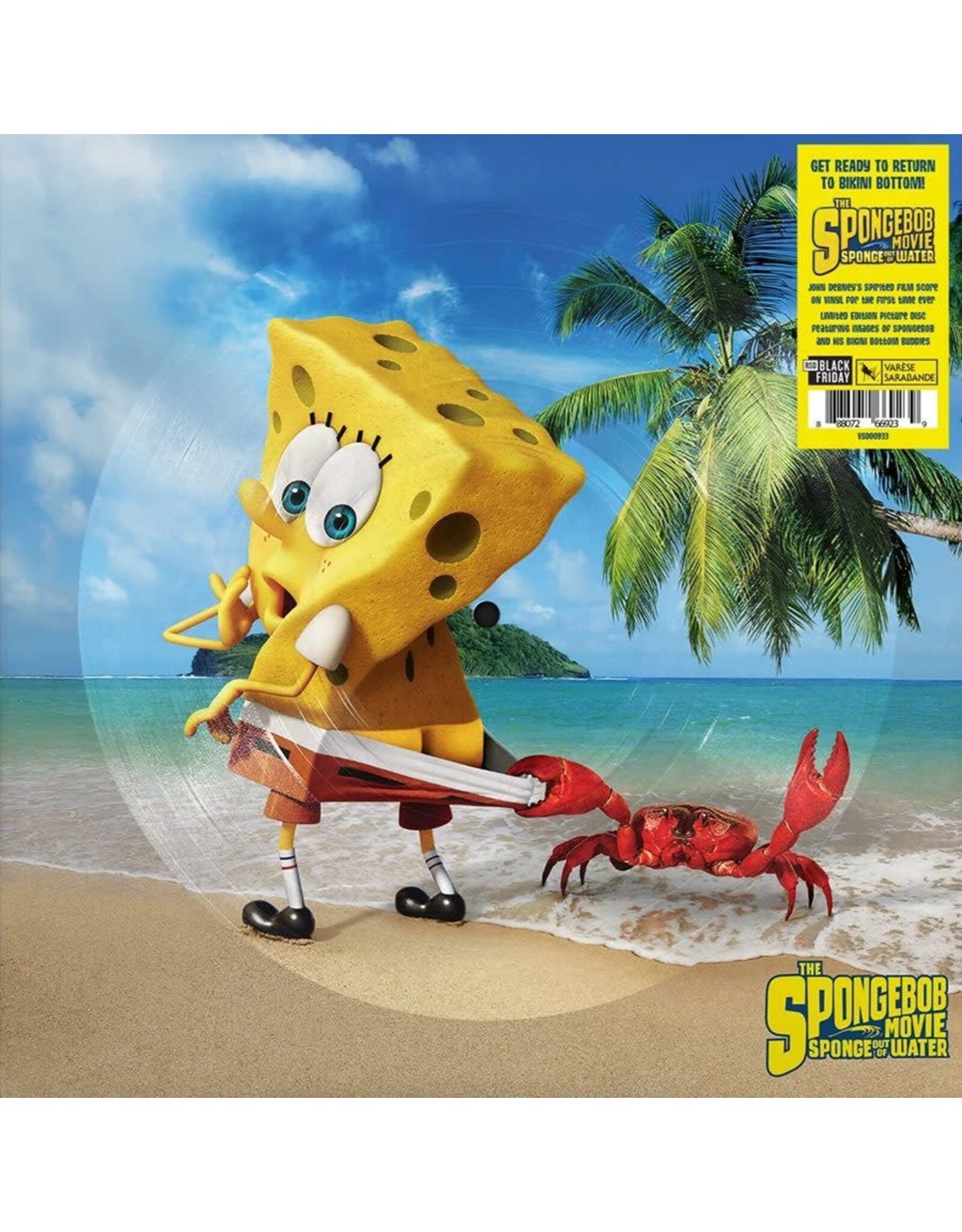 John Debney - The SpongeBob Movie: Sponge Out Of Water (RSD Black Friday) [Picture Disc]