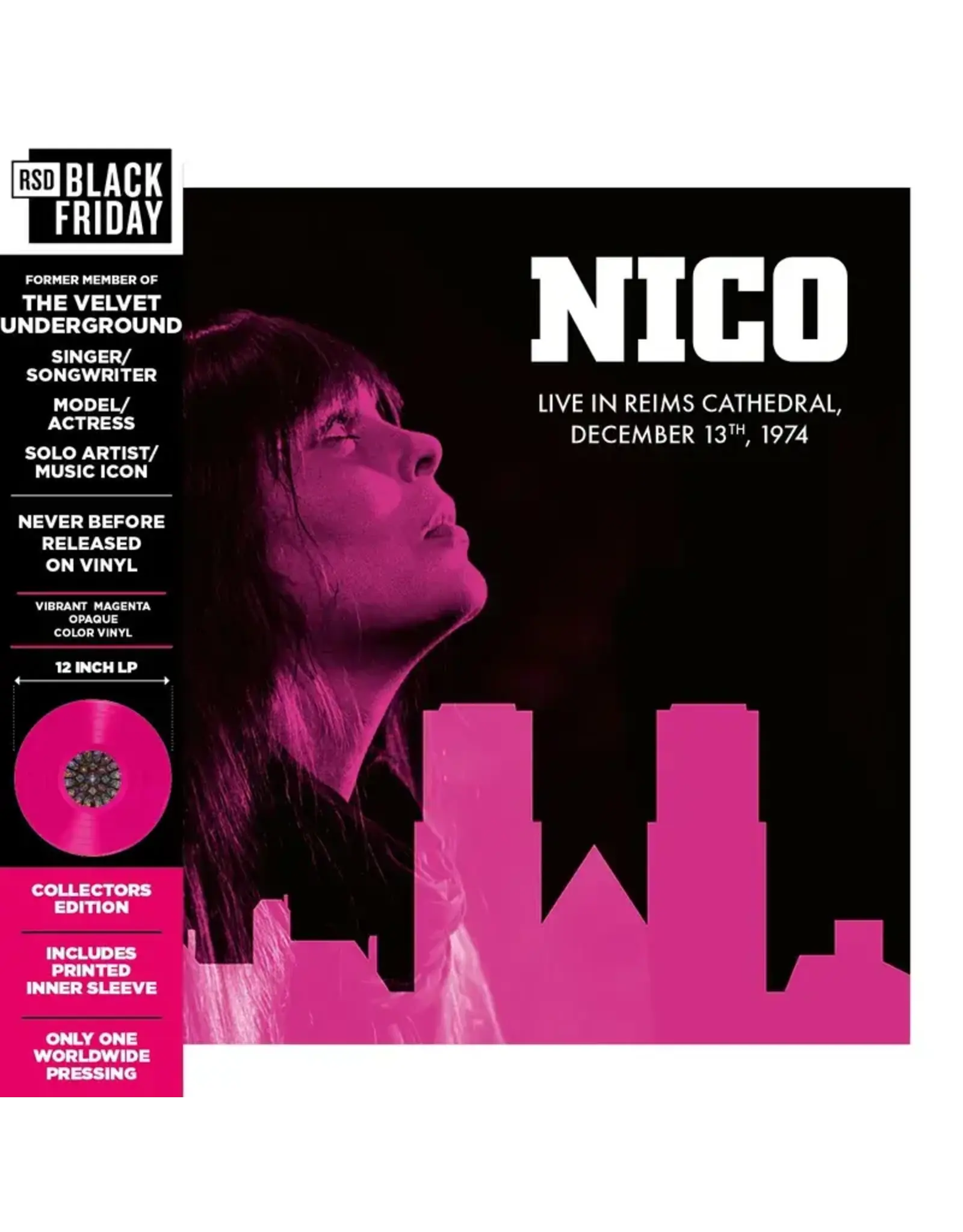 Nico - Live in Reims Cathedral, 1974 (RSD Black Friday) [Magenta Vinyl]