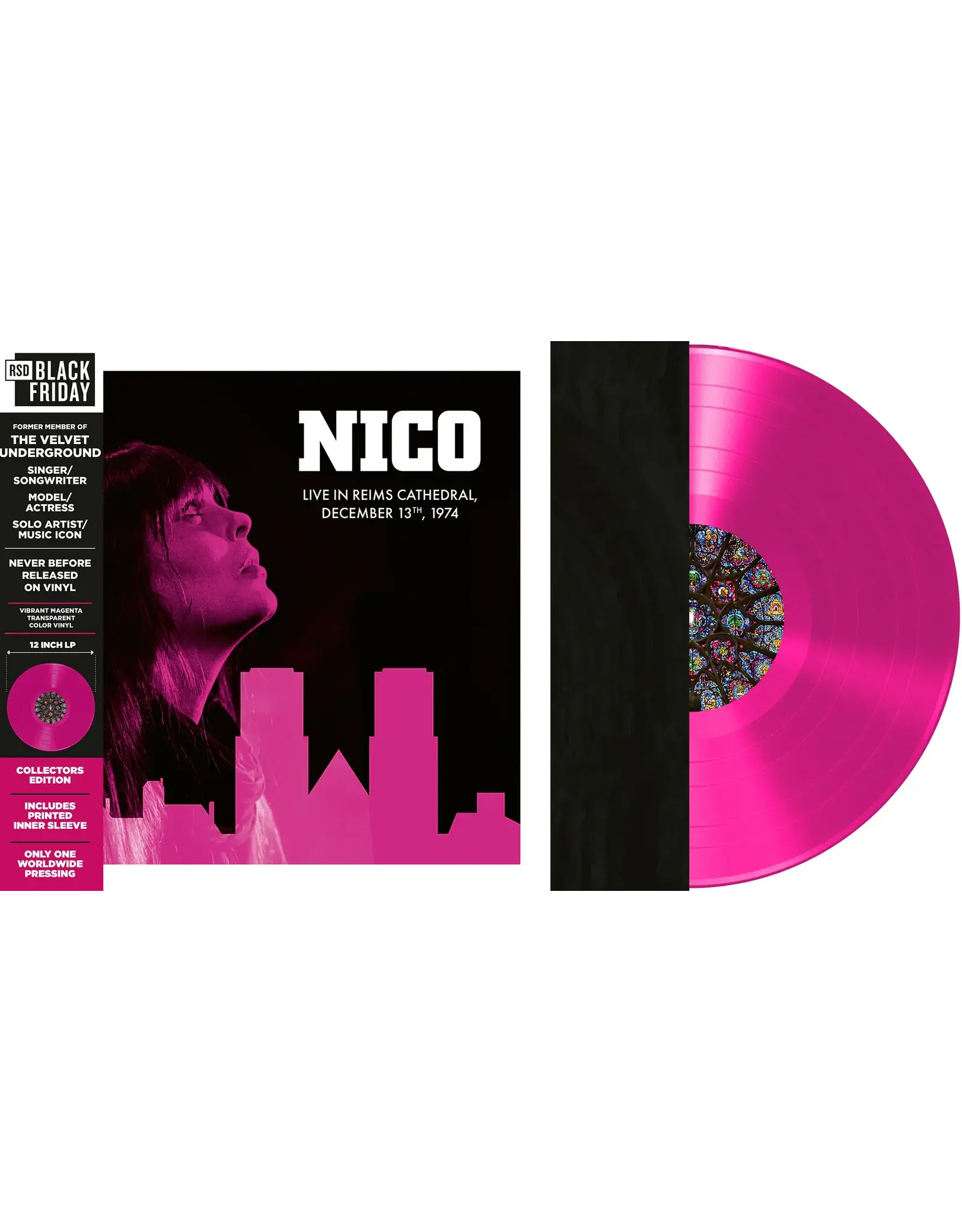 Nico - Live in Reims Cathedral, 1974 (RSD Black Friday) [Magenta Vinyl]