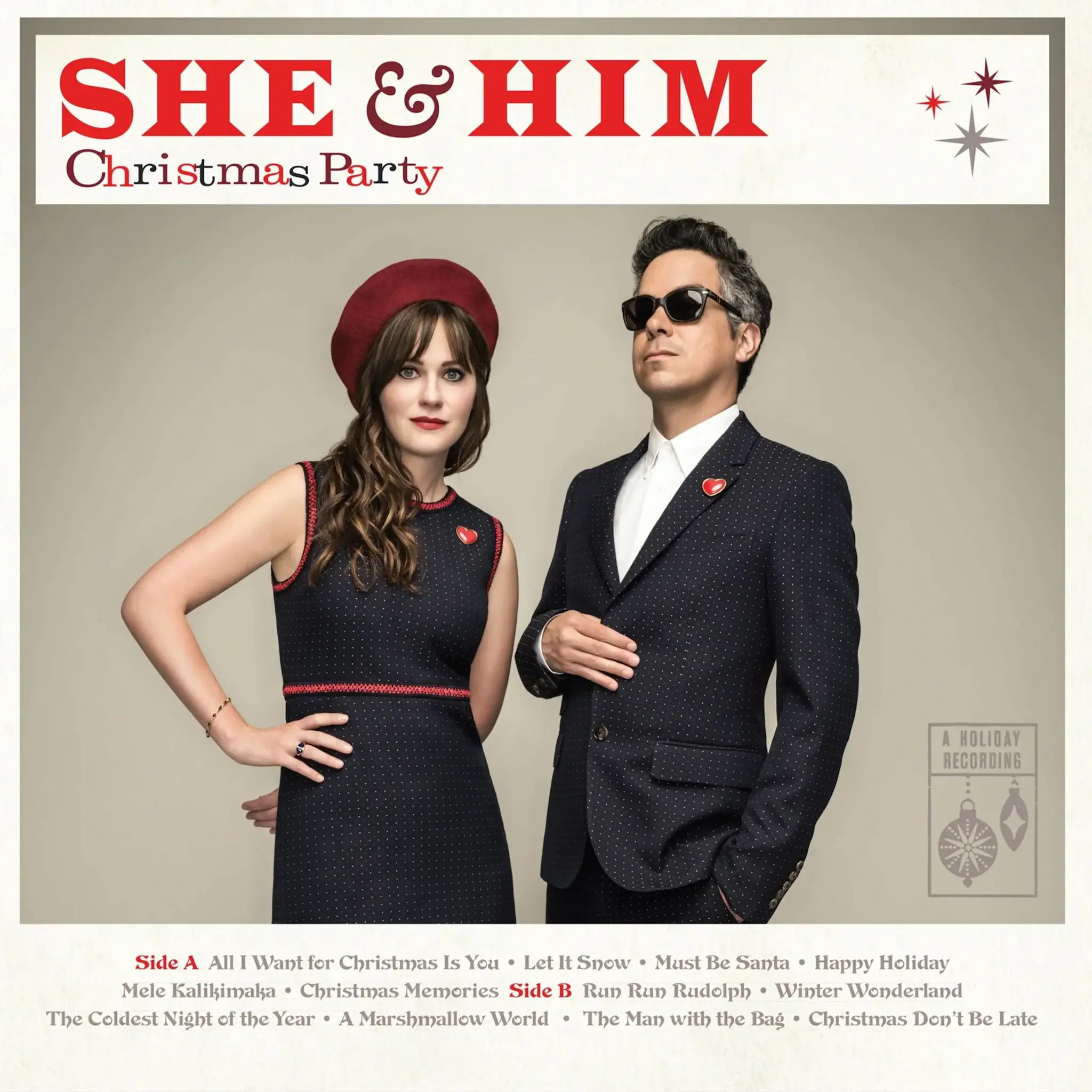 She & Him - Christmas Party (RSD Black Friday) [Snowflake White