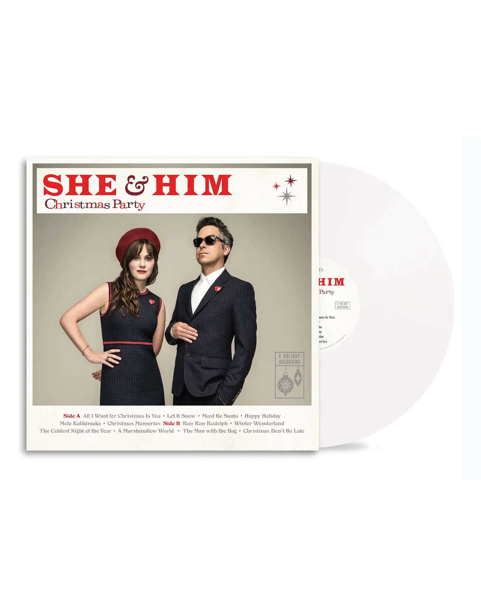 She & Him - Christmas Party (RSD Black Friday) [Snowflake White Vinyl]