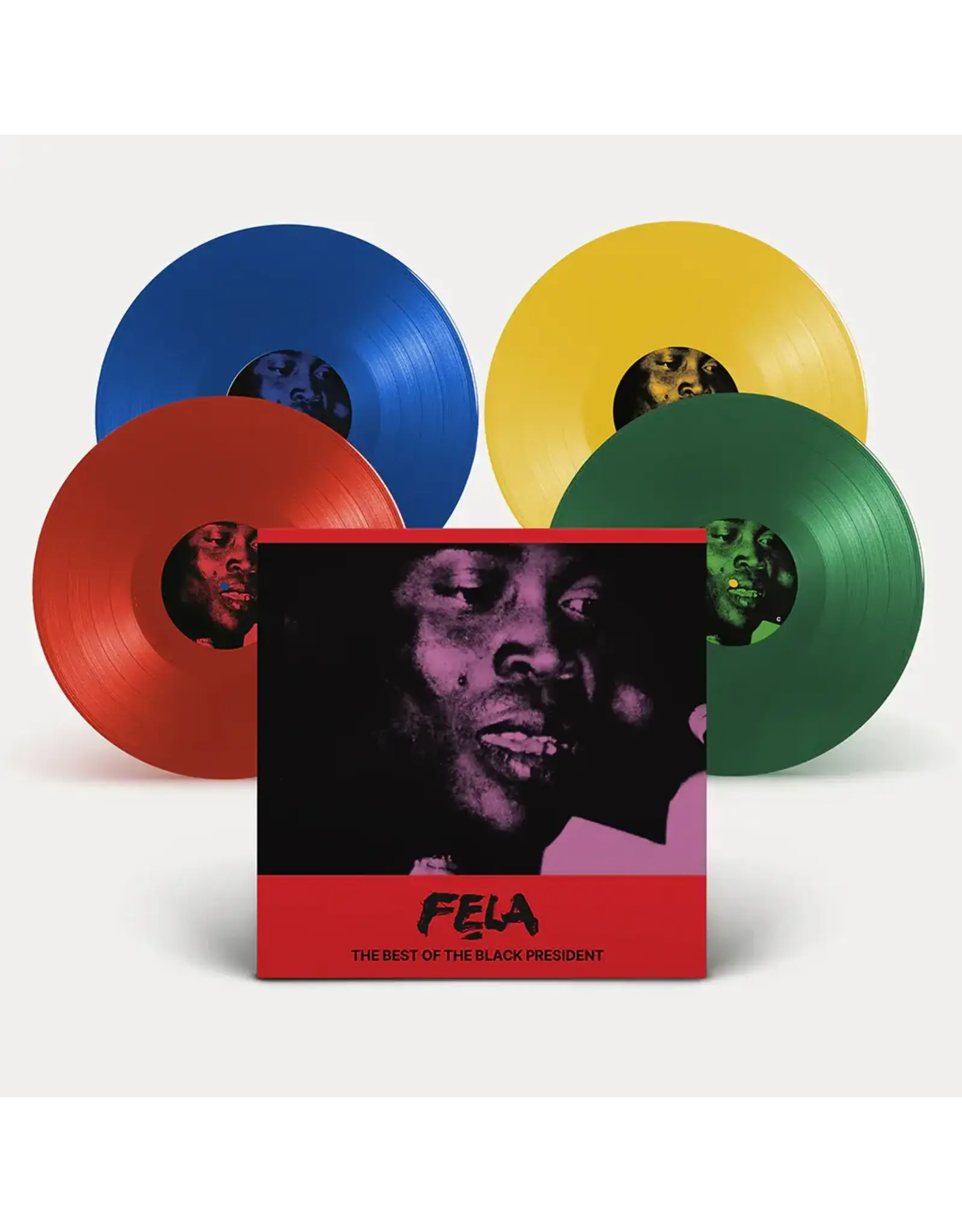 Fela Kuti - The Best Of The Black President (4LP) [Colour Vinyl]
