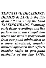 Talking Heads - Tentative Decisions: Demos & Live (RSD Black Friday) [Clear Vinyl]