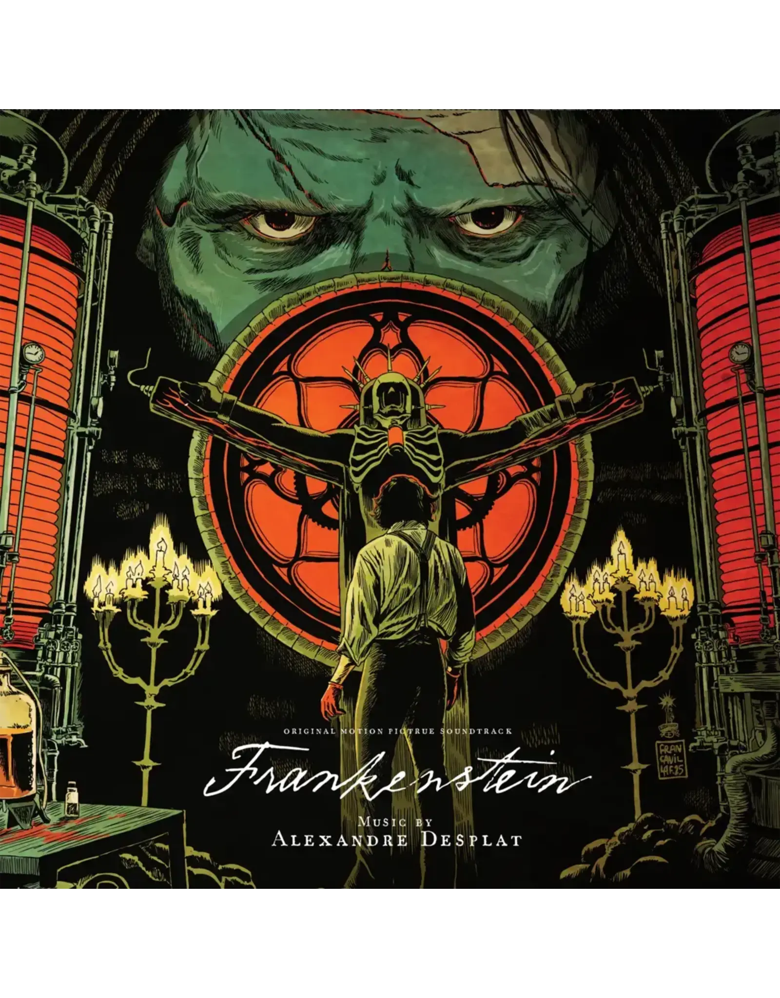 Alexandre Desplat - Frankenstein Soundtrack (White & Red Splatter Vinyl)