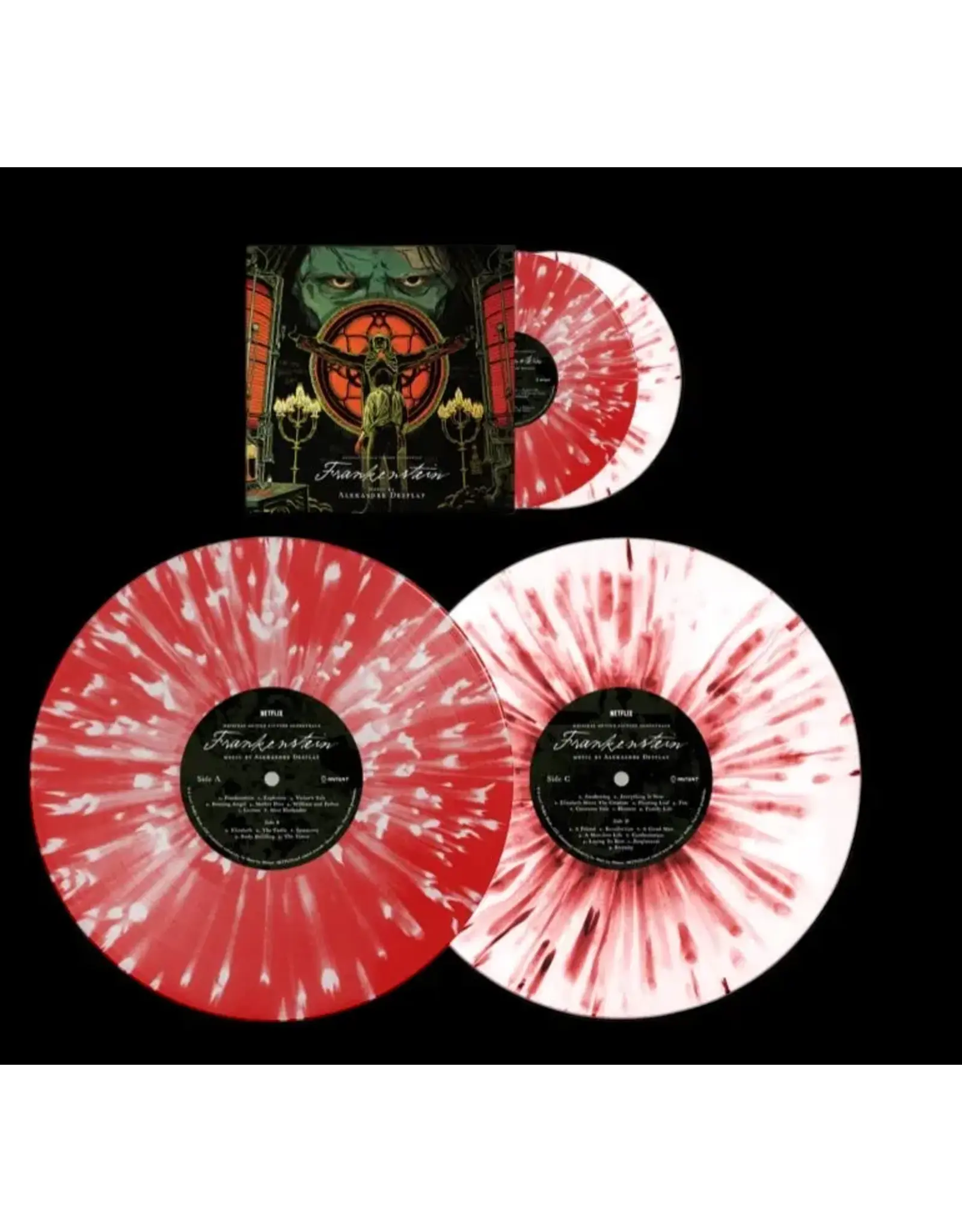 Alexandre Desplat - Frankenstein Soundtrack (White & Red Splatter Vinyl)