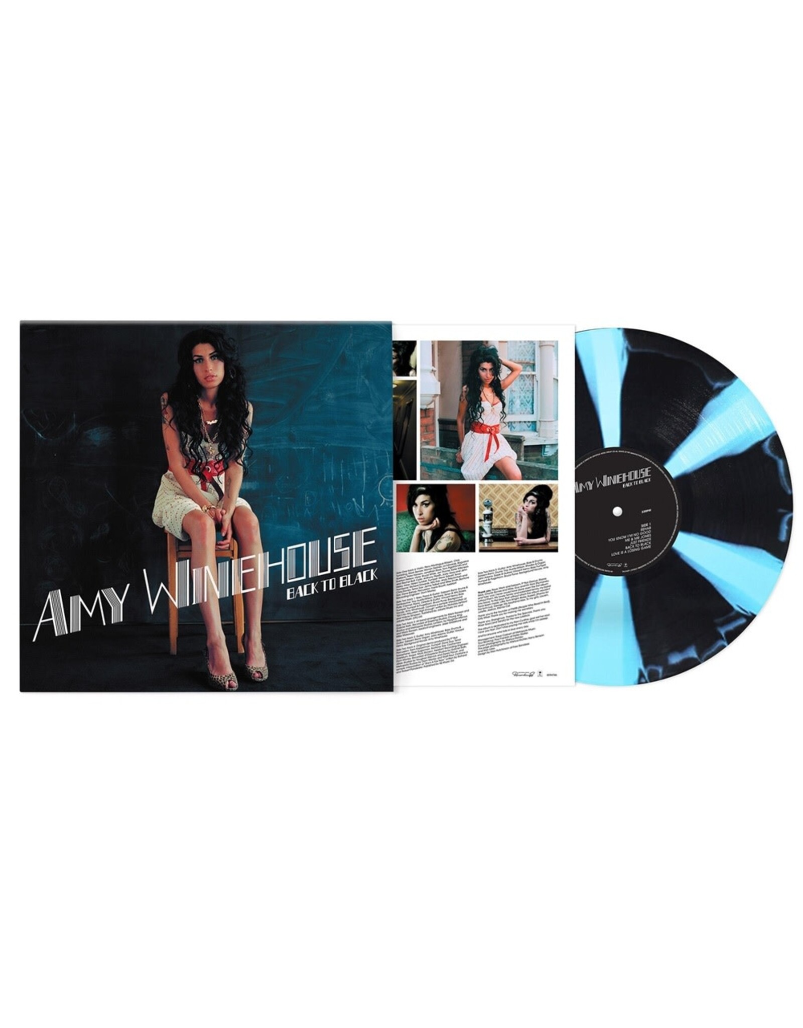Amy Winehouse - Back To Black (UK Edition) [Exclusive Blue & Black Pinwheel Vinyl]