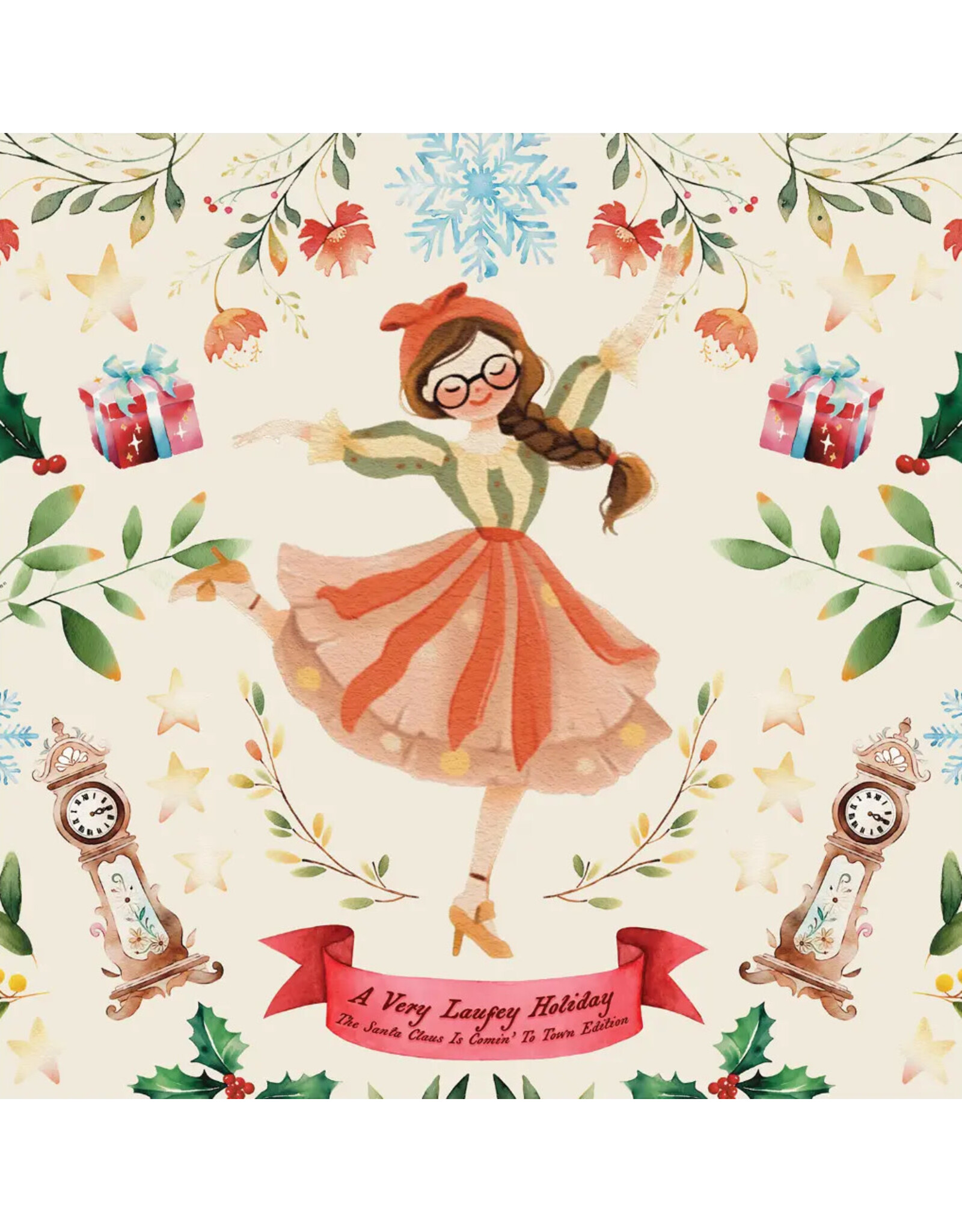 Laufey - A Very Laufey Holiday: The Santa Claus Is Comin' To Town Edition (7" White Vinyl)