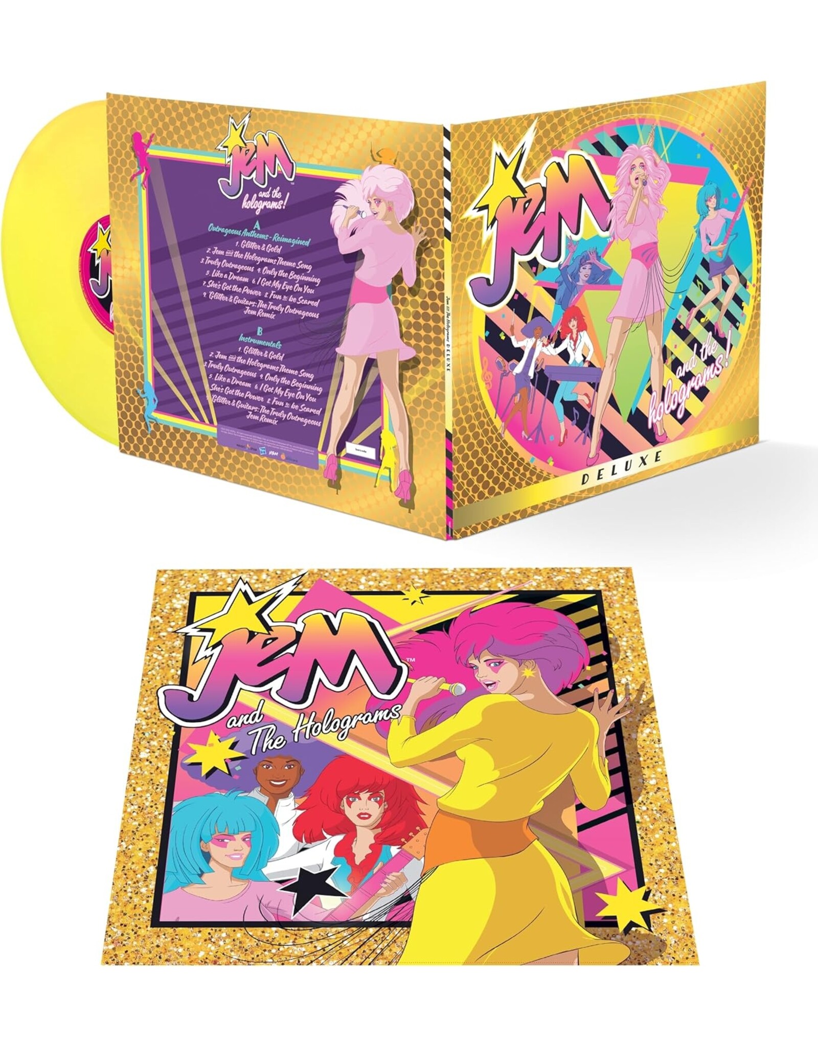 Jem & The Holograms - Jem & The Holograms (Deluxe Edition) [Yellow Vinyl]