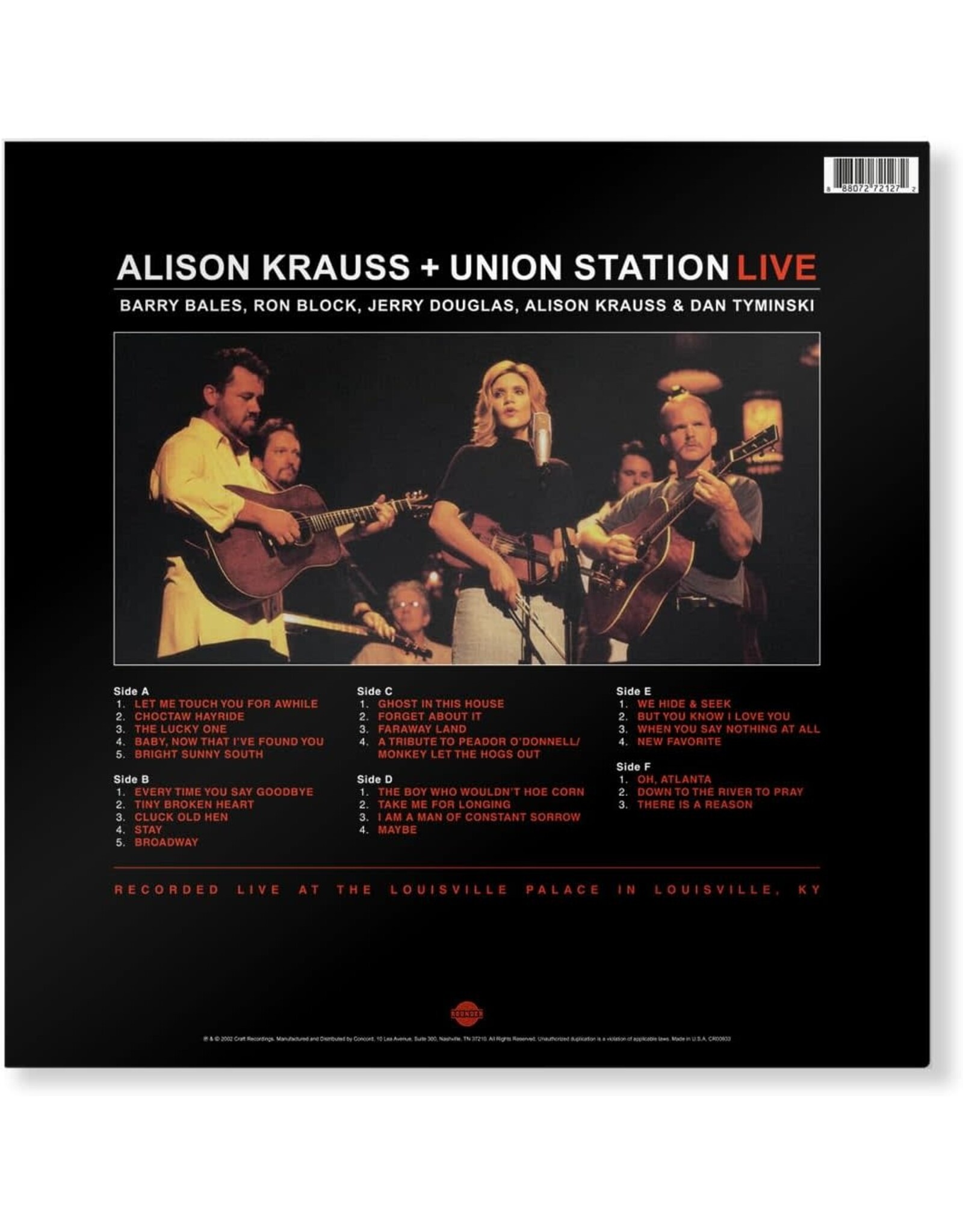 Alison Krauss & Union Station - Live (3LP)