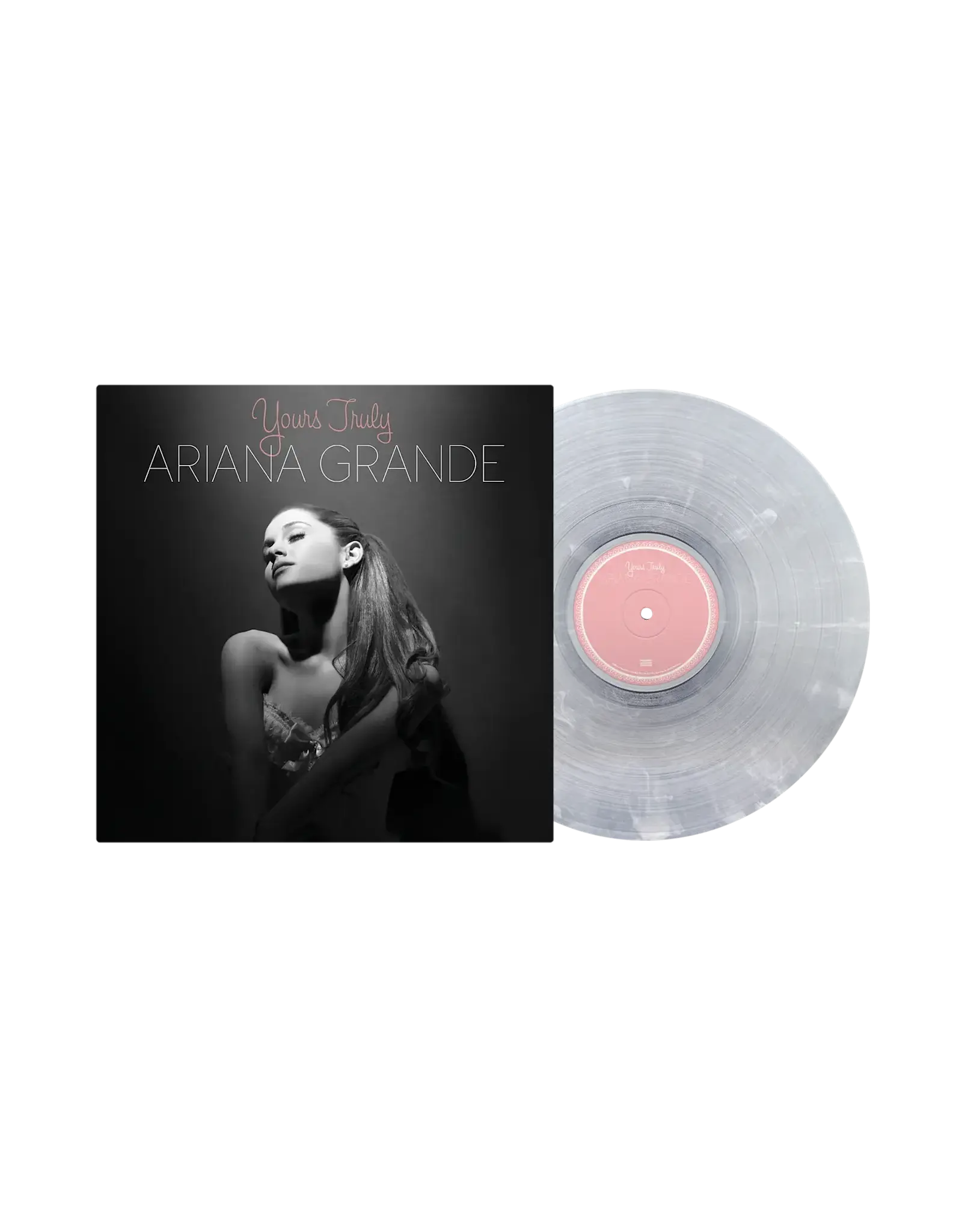 Ariana Grande - Yours Truly (Clear & White Swirl Vinyl)