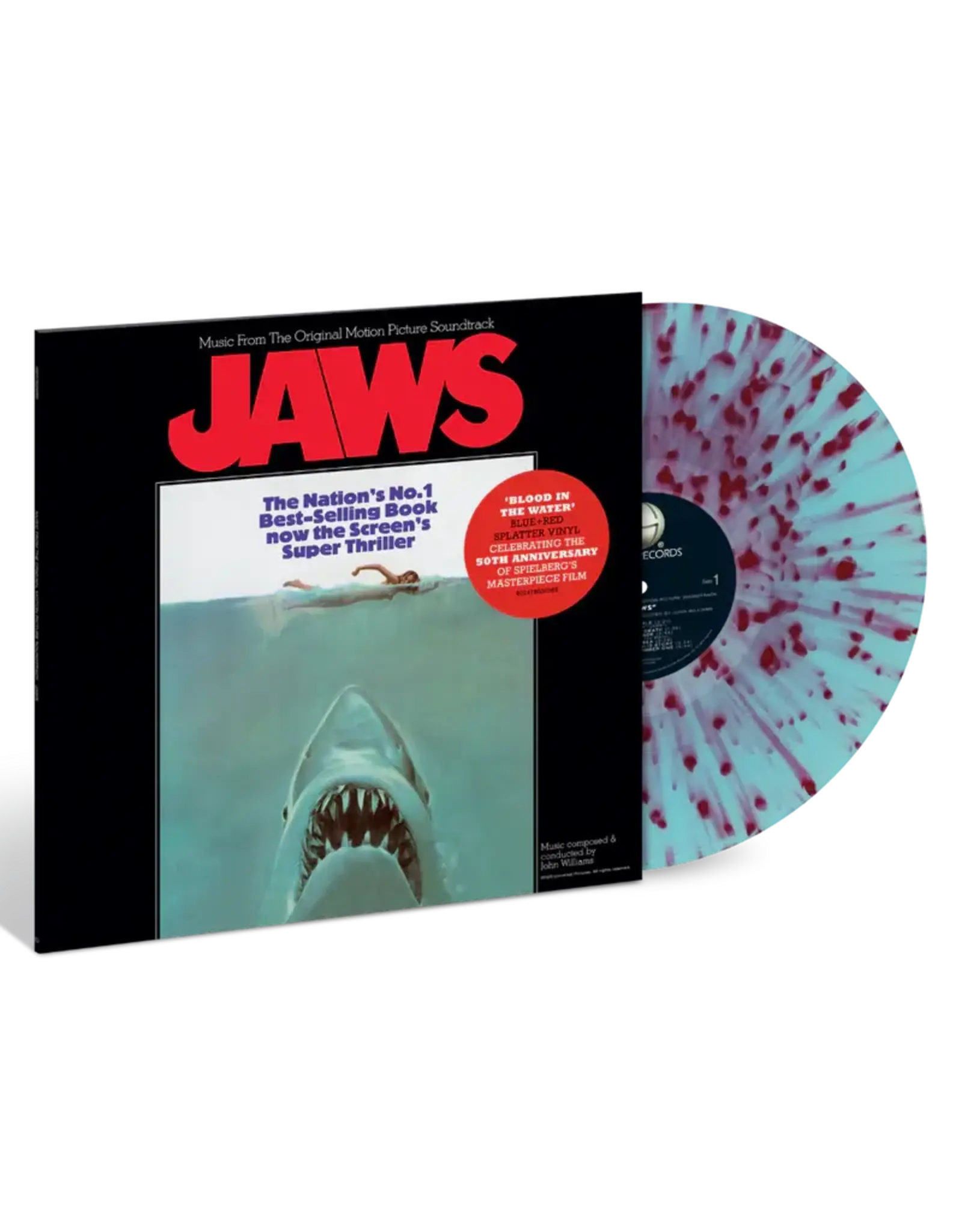 John Williams - Jaws (50th Anniversary) [Blue & Red Splatter Vinyl]
