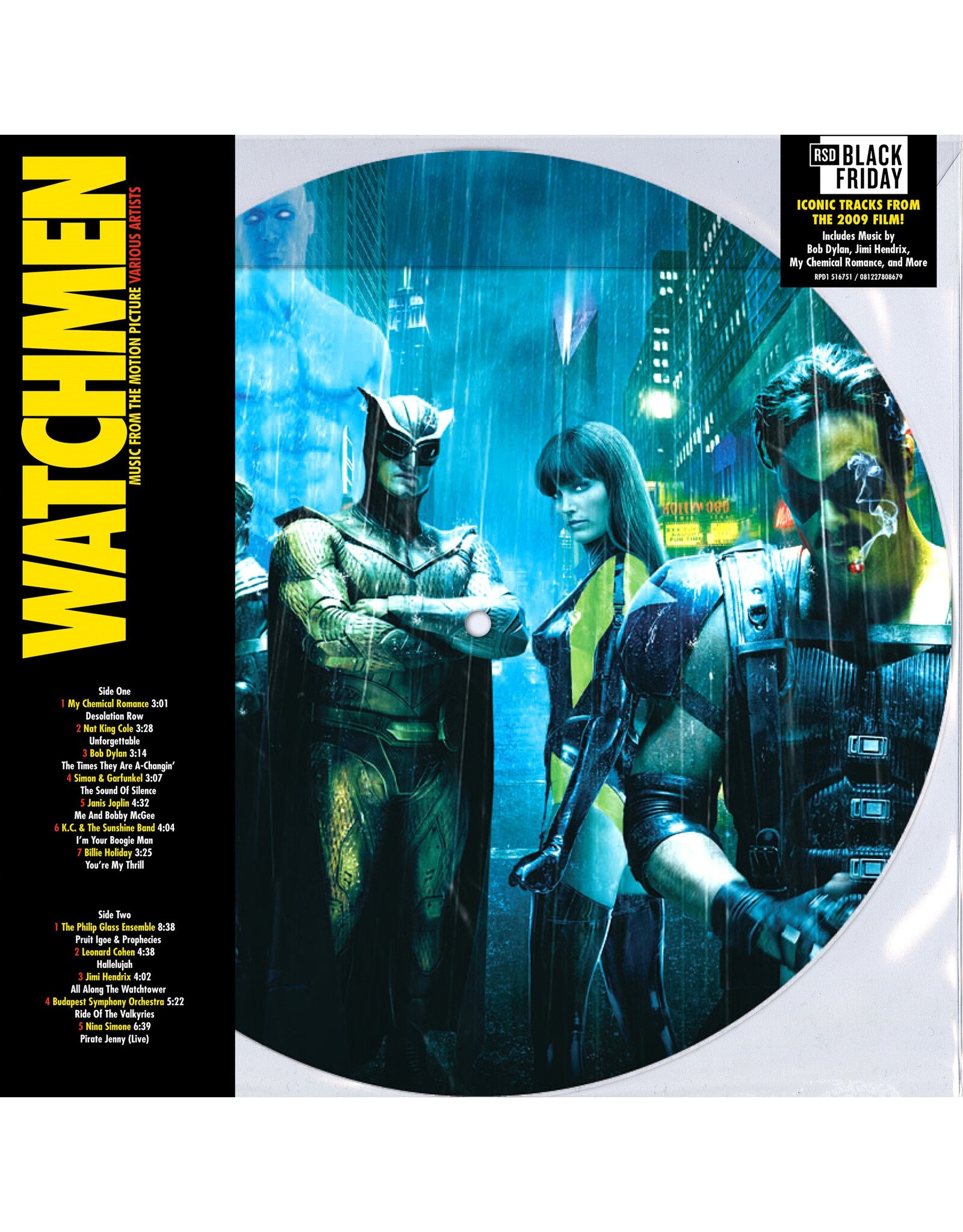 Various - Watchmen (Music From The Film) [Exclusive Yellow / Blue Vinyl]