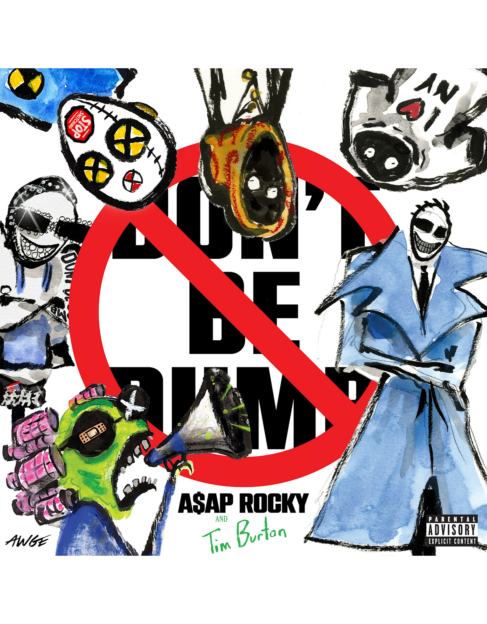 A$AP Rocky - Don't Be Dumb (Black & White Vinyl)