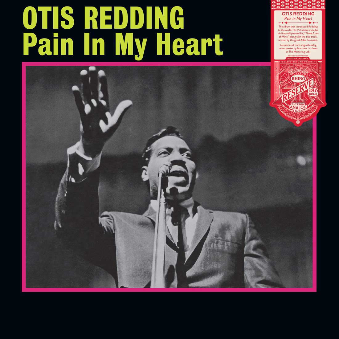Otis Redding - Pain In My Heart (Rhino Reserve) [Vinyl] - Pop Music
