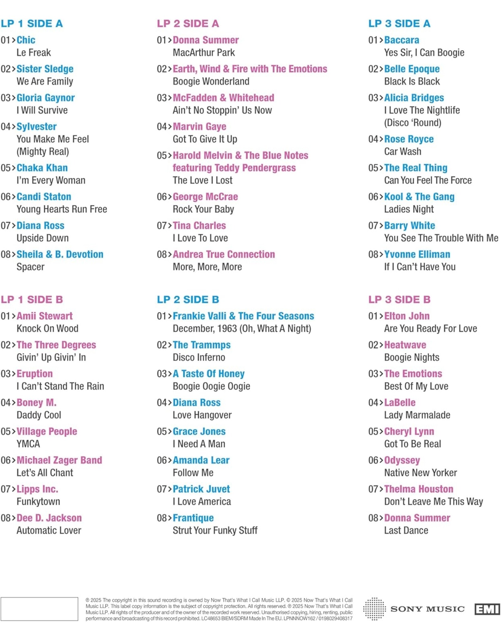 Various - Now That's What I Call An Era: DISCO 1973-1980 [3LP]