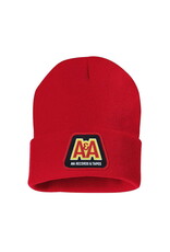 A&A Records & Tapes / Classic Logo Beanie (Red)