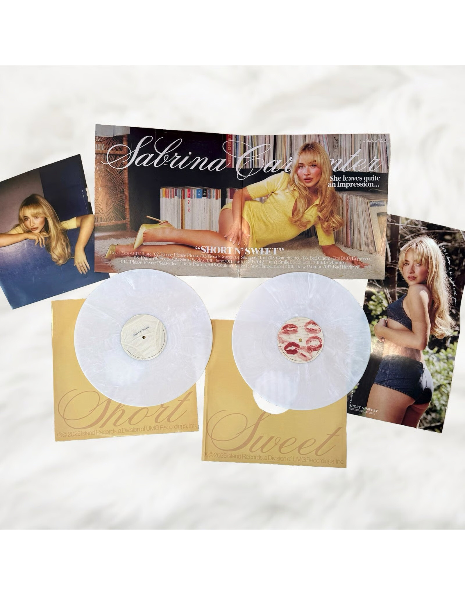 Sabrina Carpenter - Short N' Sweet (Deluxe Edition) [White Pearl Vinyl]