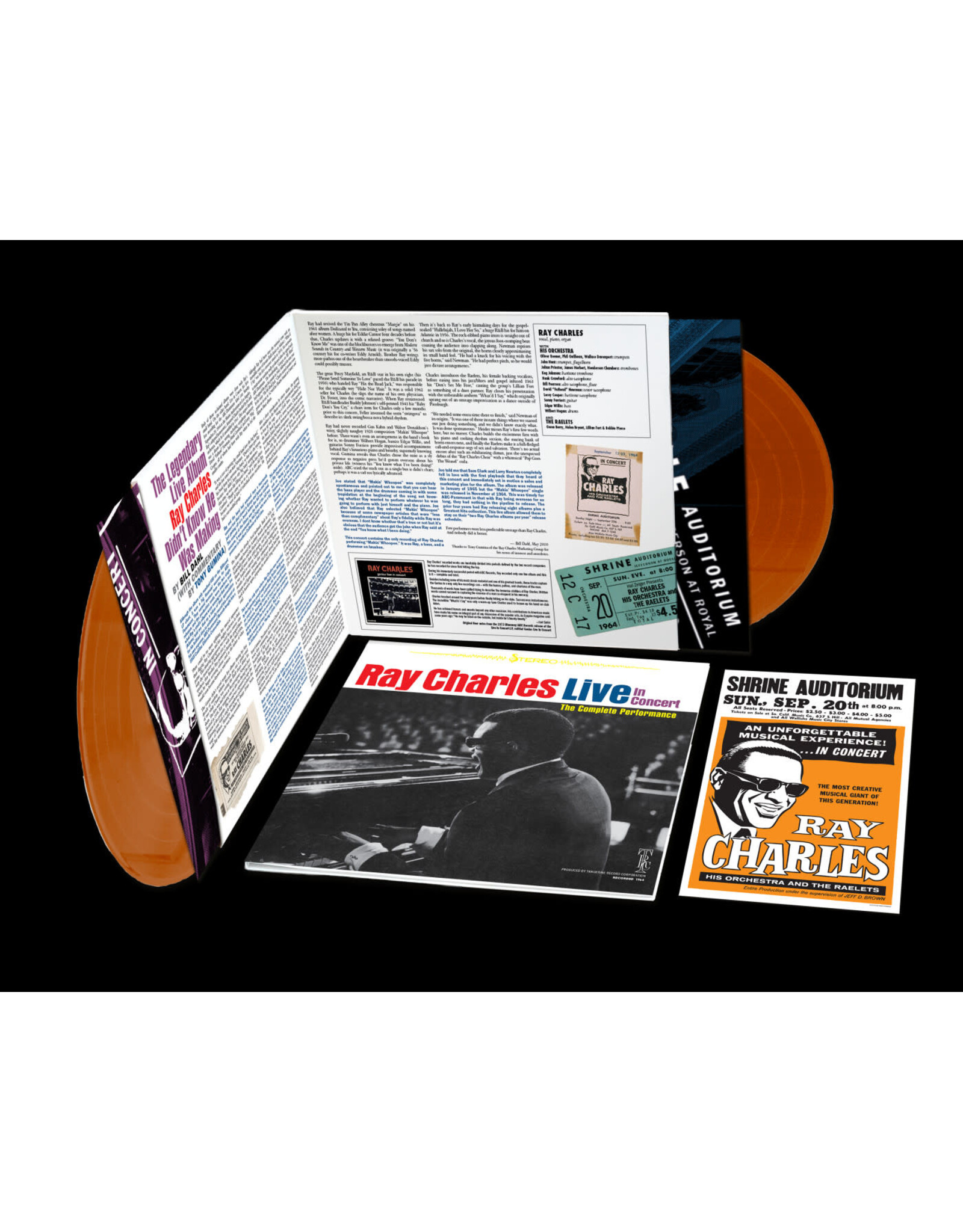 Ray Charles - Ray Charles Live In Concert (Record Store Day) [Tangerine Vinyl]