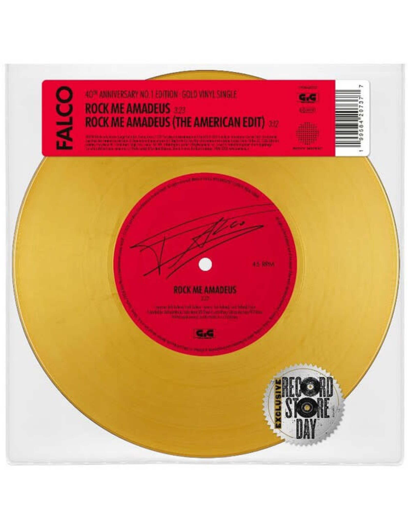 Falco - Rock Me Amadeus (Record Store Day) [7" Gold Vinyl]
