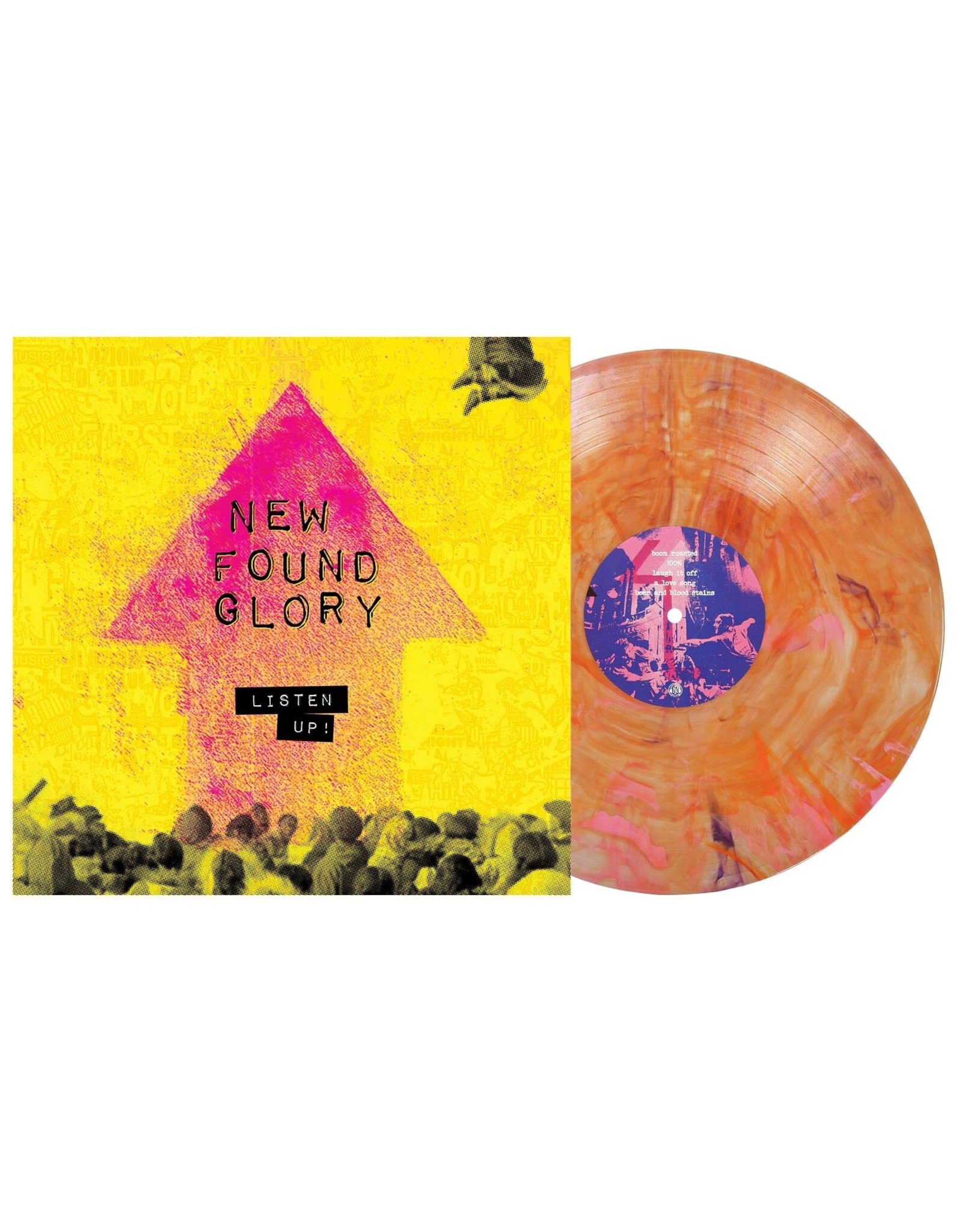New Found Glory - Listen Up! (Tropical Sunset Vinyl)