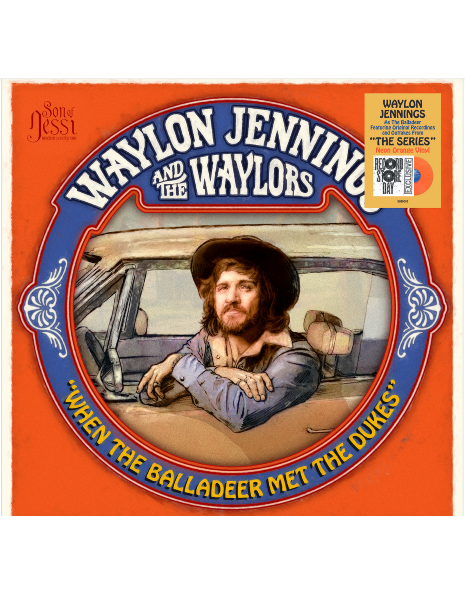 Waylon Jennings - When The Balladeer Met The Dukes (Record Store Day) [Neon Orange Vinyl]