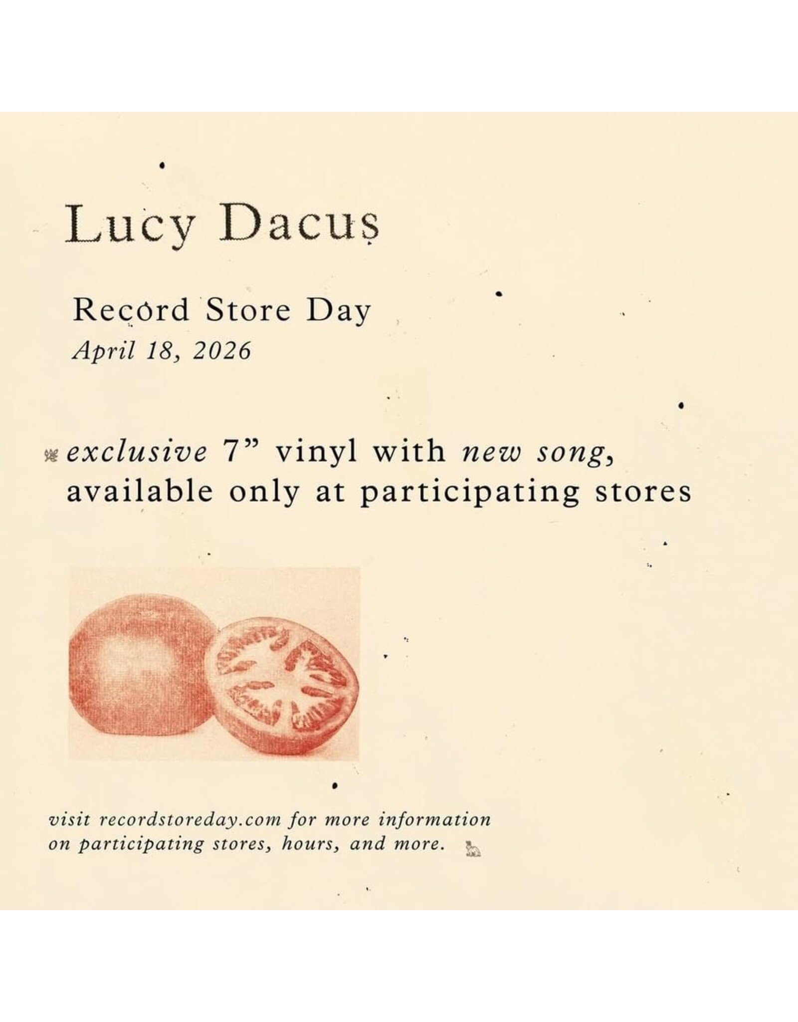 Lucy Dacus - Planting Tomatoes (Record Store Day) [7" Vinyl]