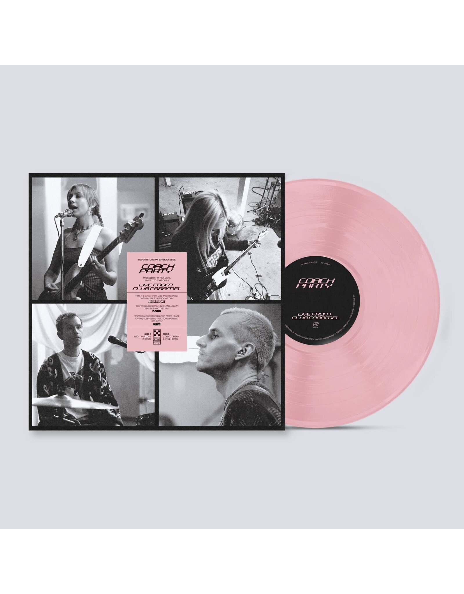 Coach Party - Live from Club Caramel (Record Store Day) [10" Opaque Light Pink Vinyl]