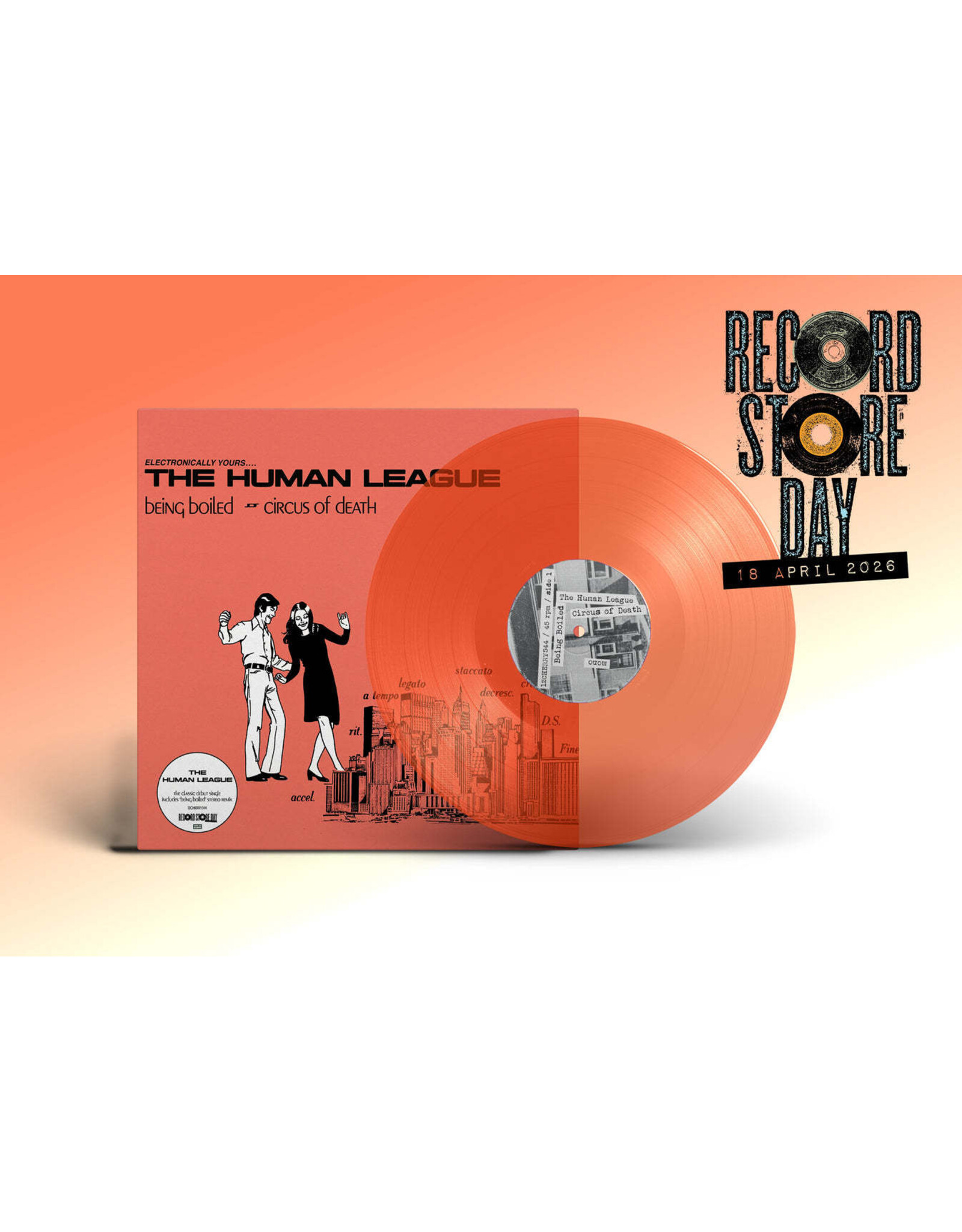 Human League - Being Boiled (Record Store Day) [Transparent Orange Vinyl]