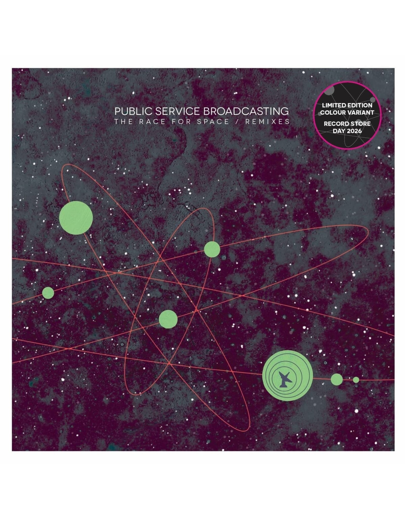Public Service Broadcasting - The Race For Space: Remixes (Record Store Day) [Pale Green Vinyl]