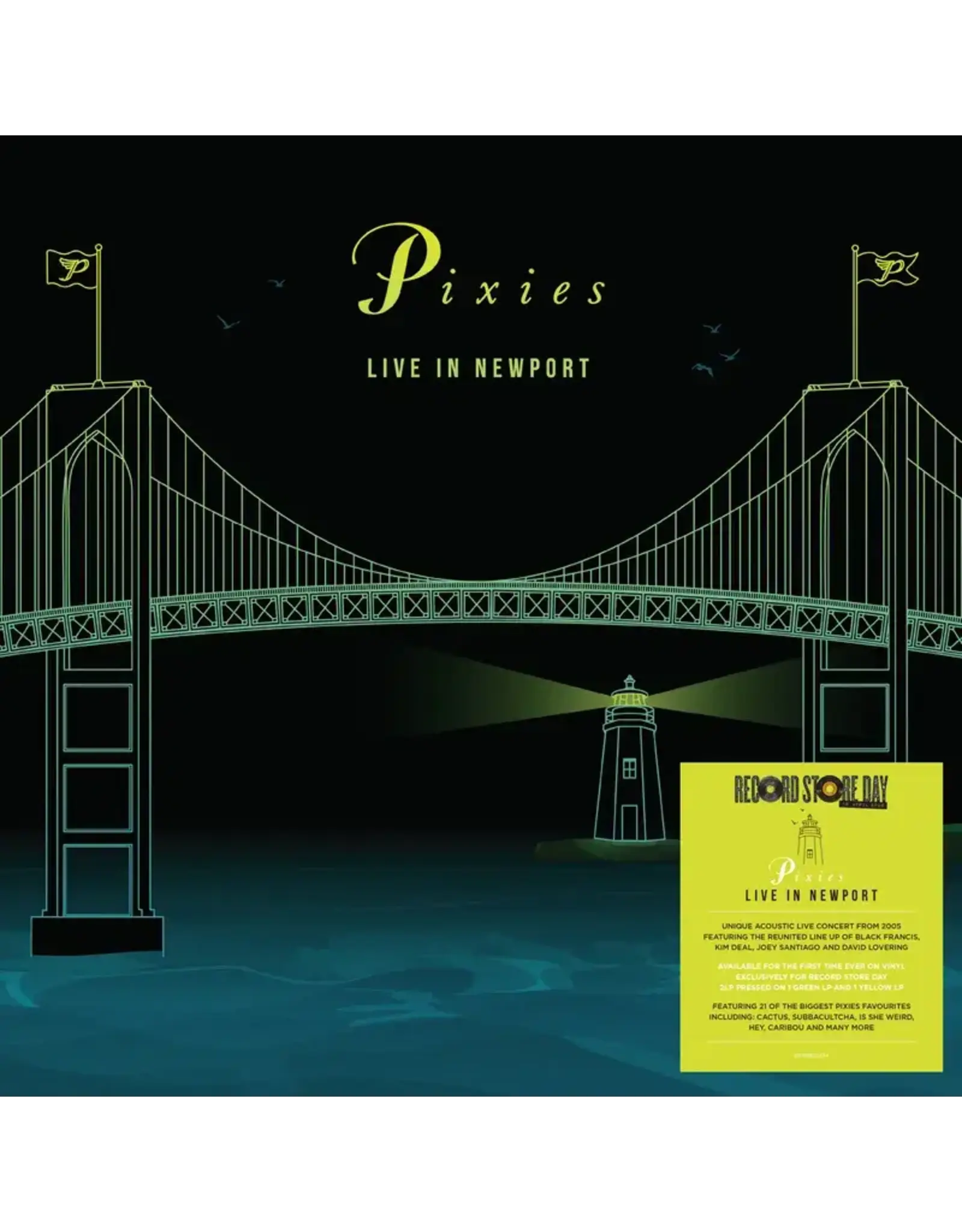 Pixies - Live In Newport (Record Store Day) [Green / Yellow Vinyl]